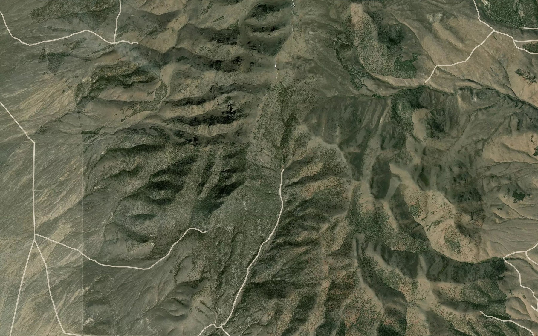 Satellite map of the Jim Sage Spring