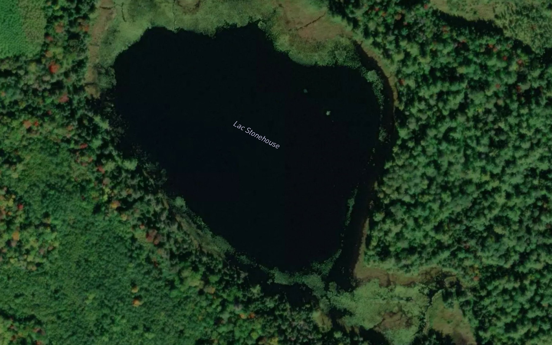 Satellite map of the Lac Stonehouse