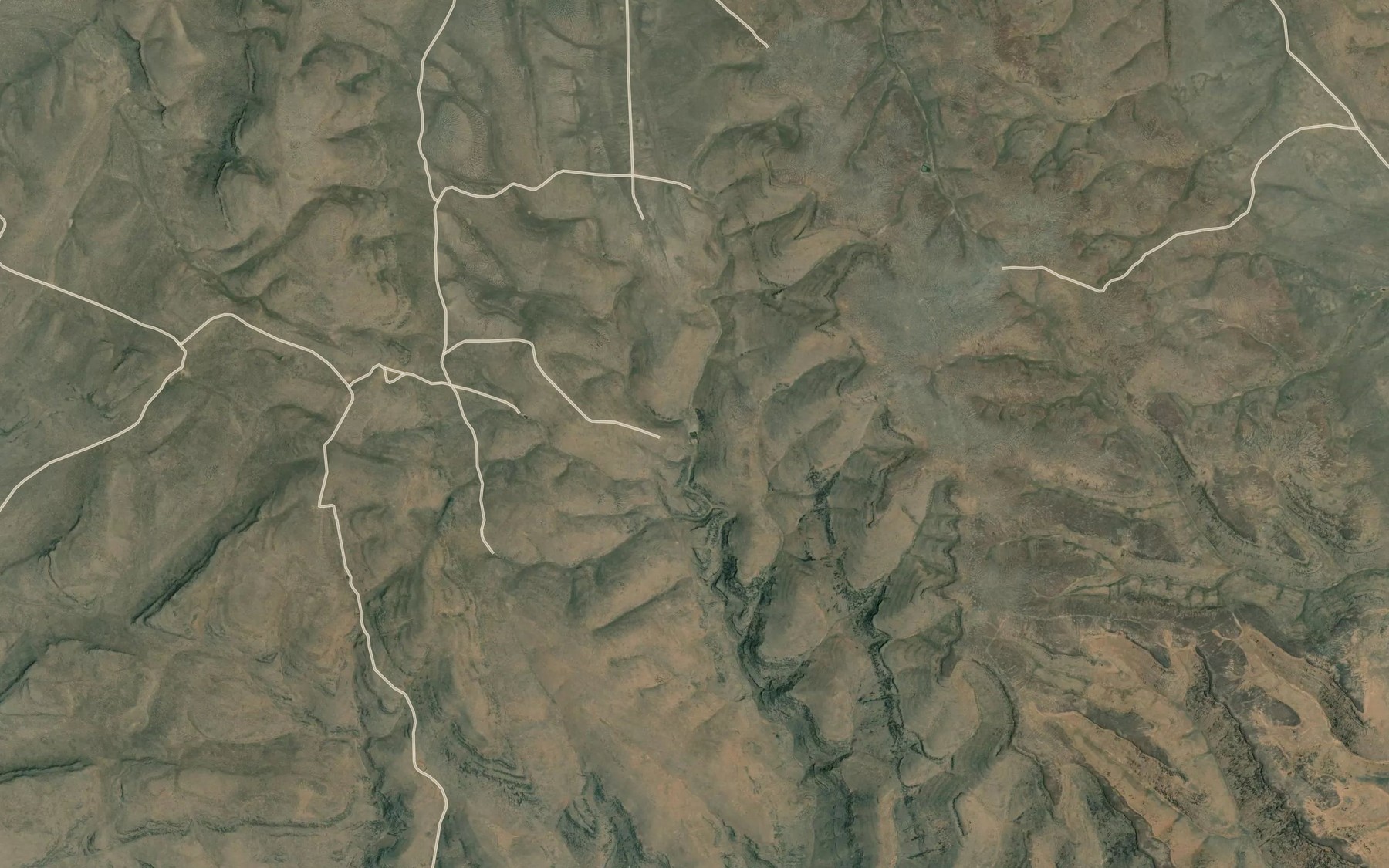 Satellite map of the Wildcat Reservoir Number Two