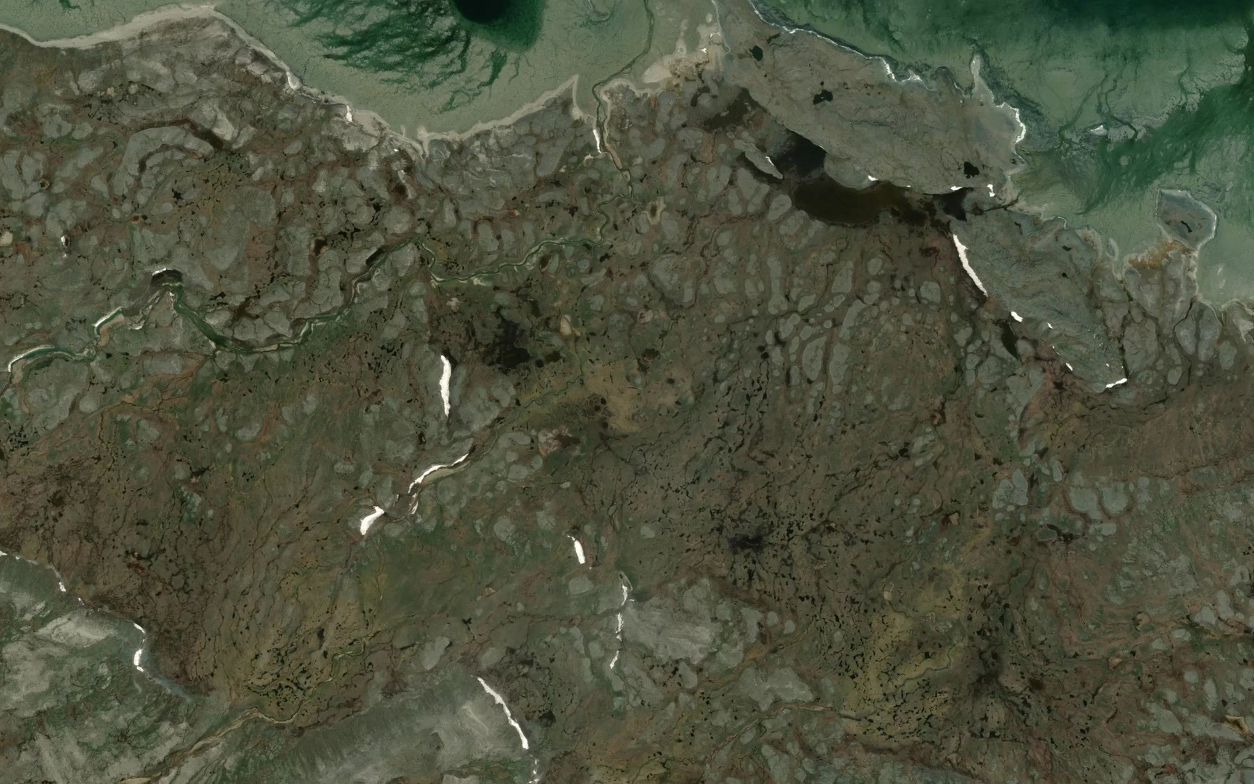 Satellite map of the Ruisseau Siirtitaalik
