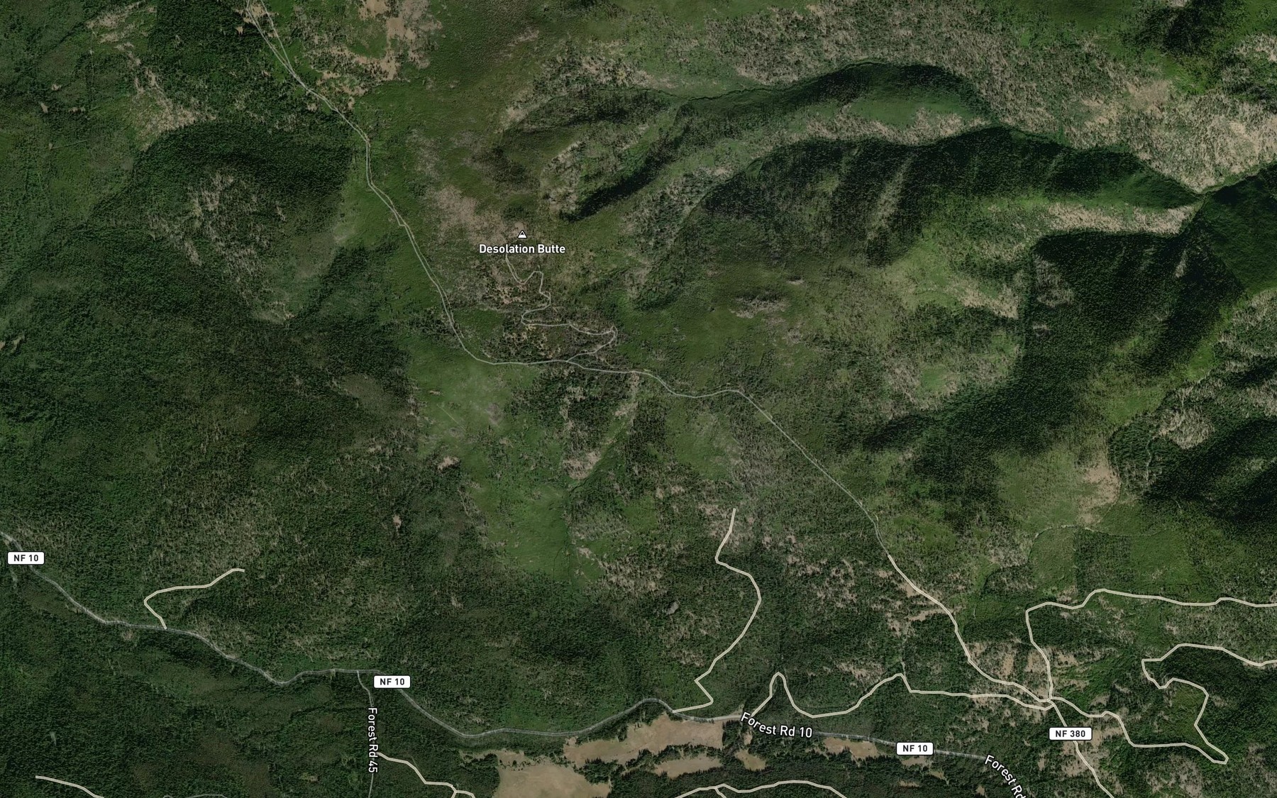 Satellite map of the Farley Spring