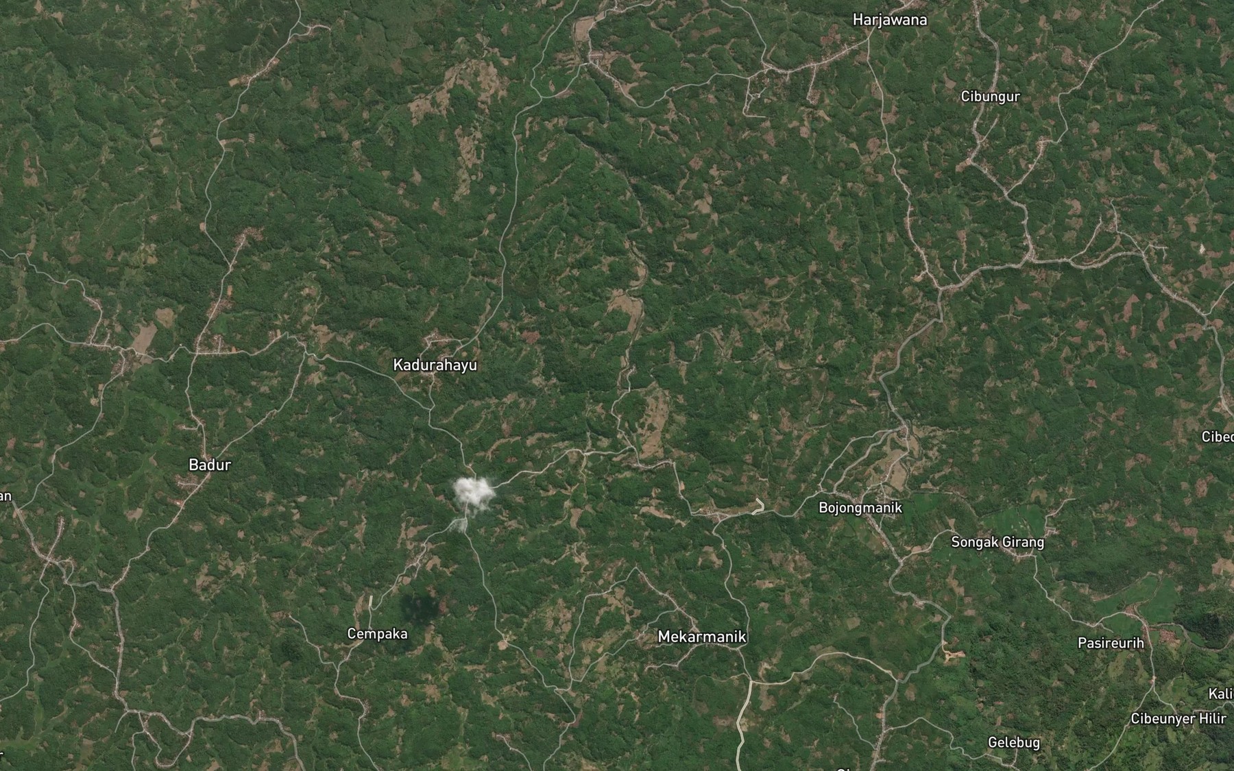 Satellite map of the Ci Muli