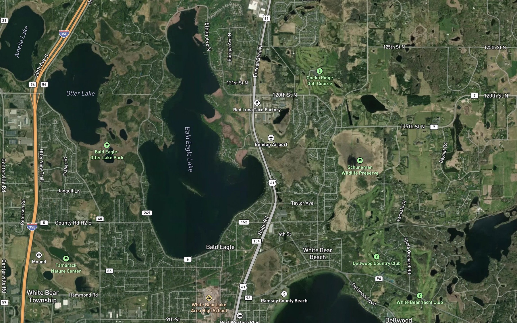 Satellite map of the The Dock