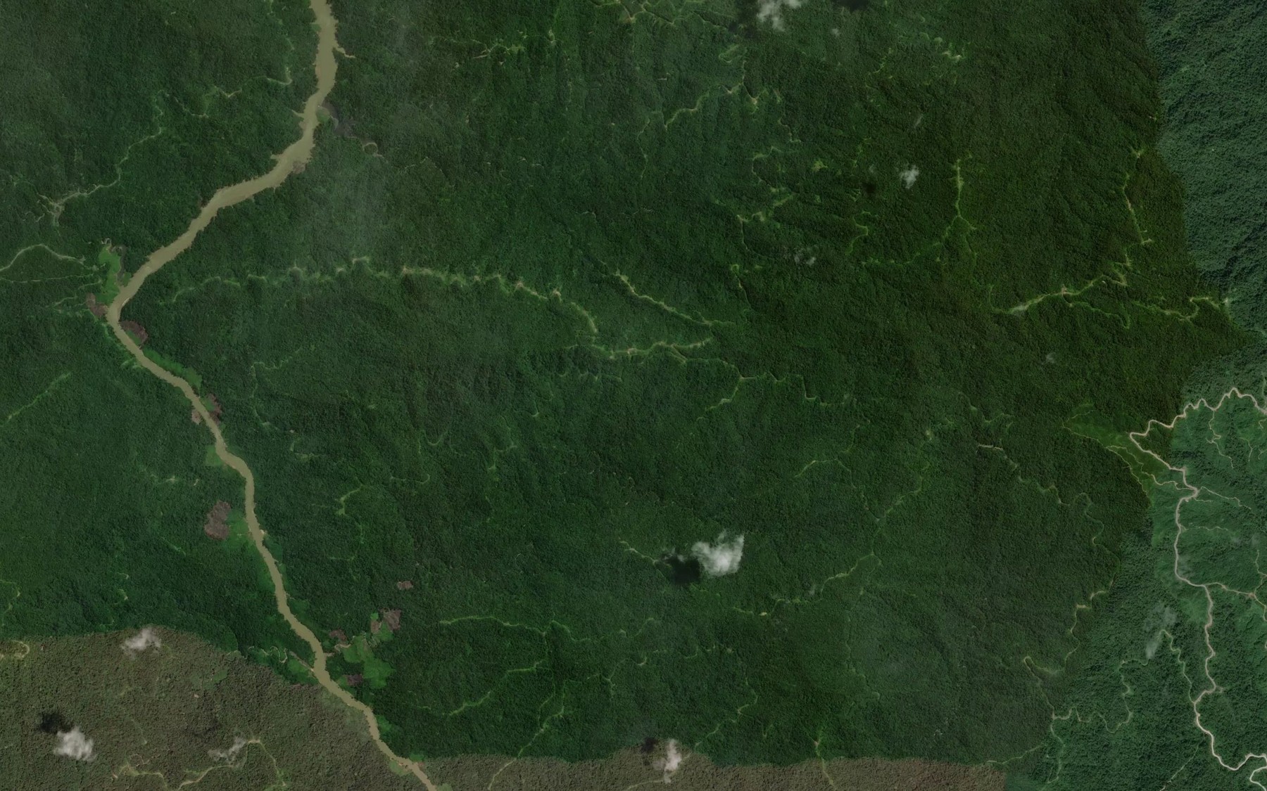 Satellite map of the Giam Batu Kerap