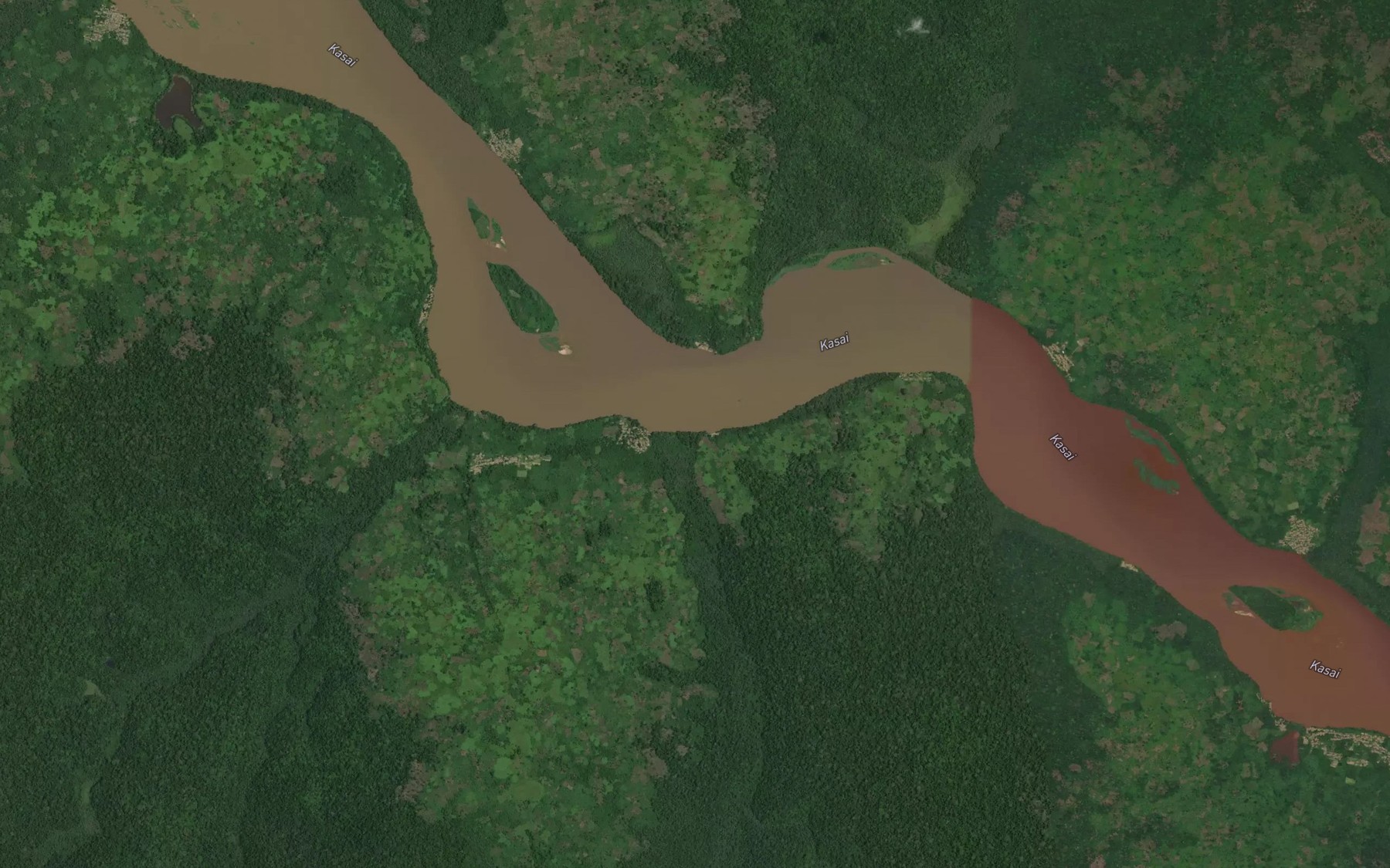 Satellite map of the Indjambi