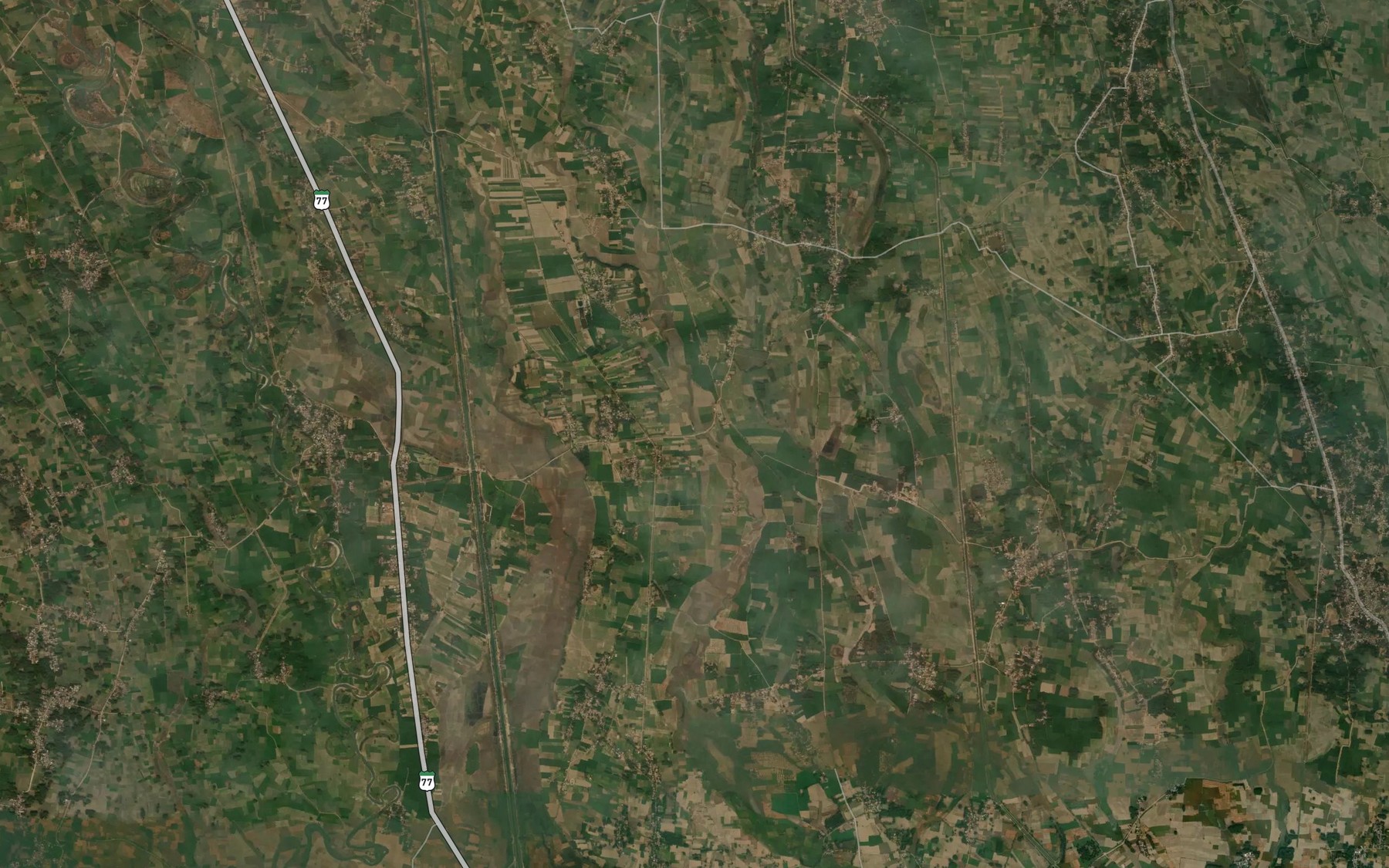Satellite map of the Kamtaha Nadi
