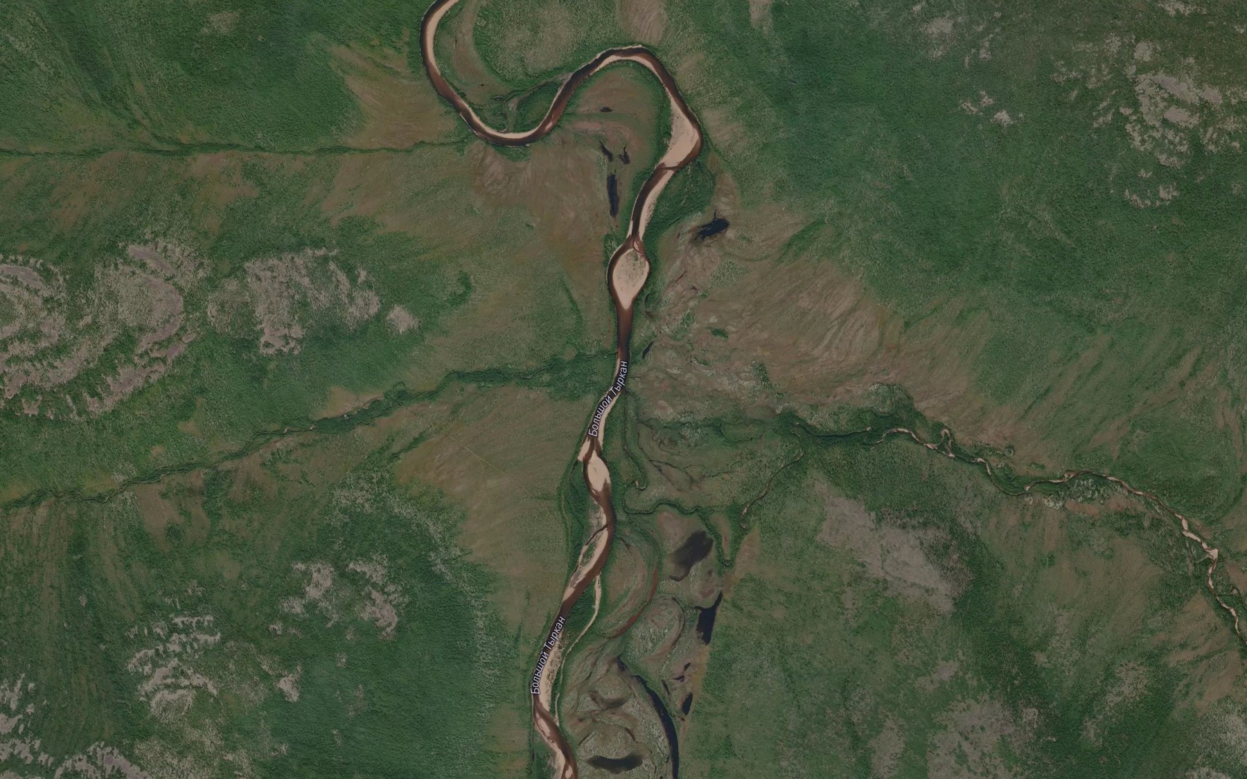 Satellite map of the Omondo