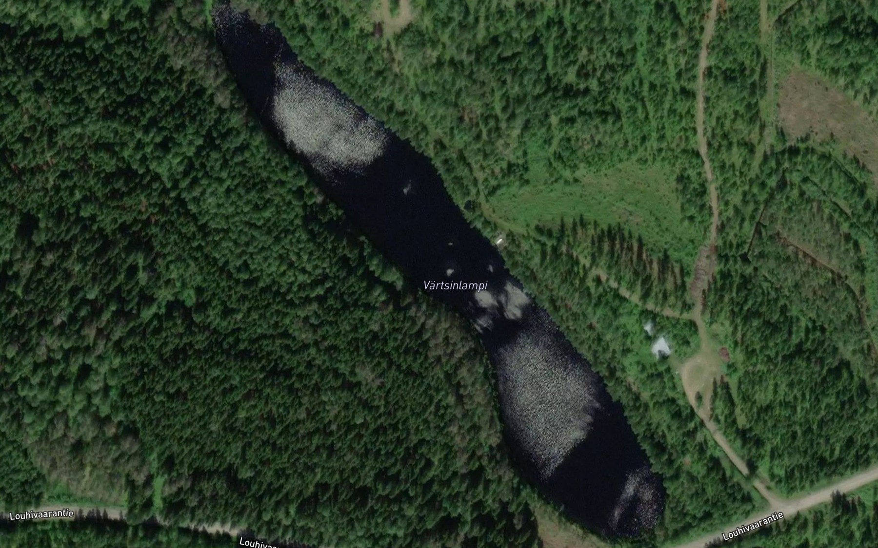 Satellite map of the Vartsinlampi