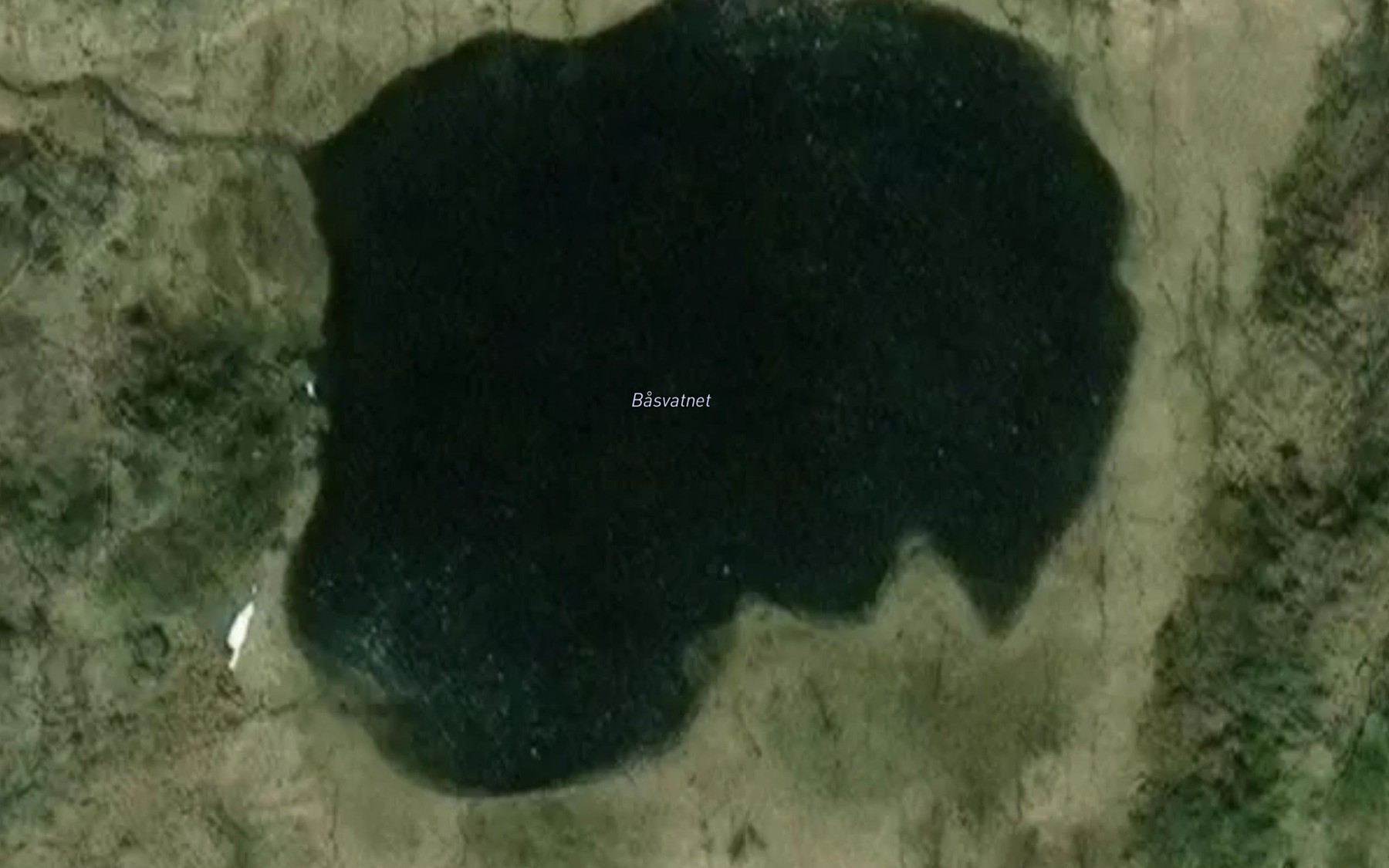 Satellite map of the Basvatnet