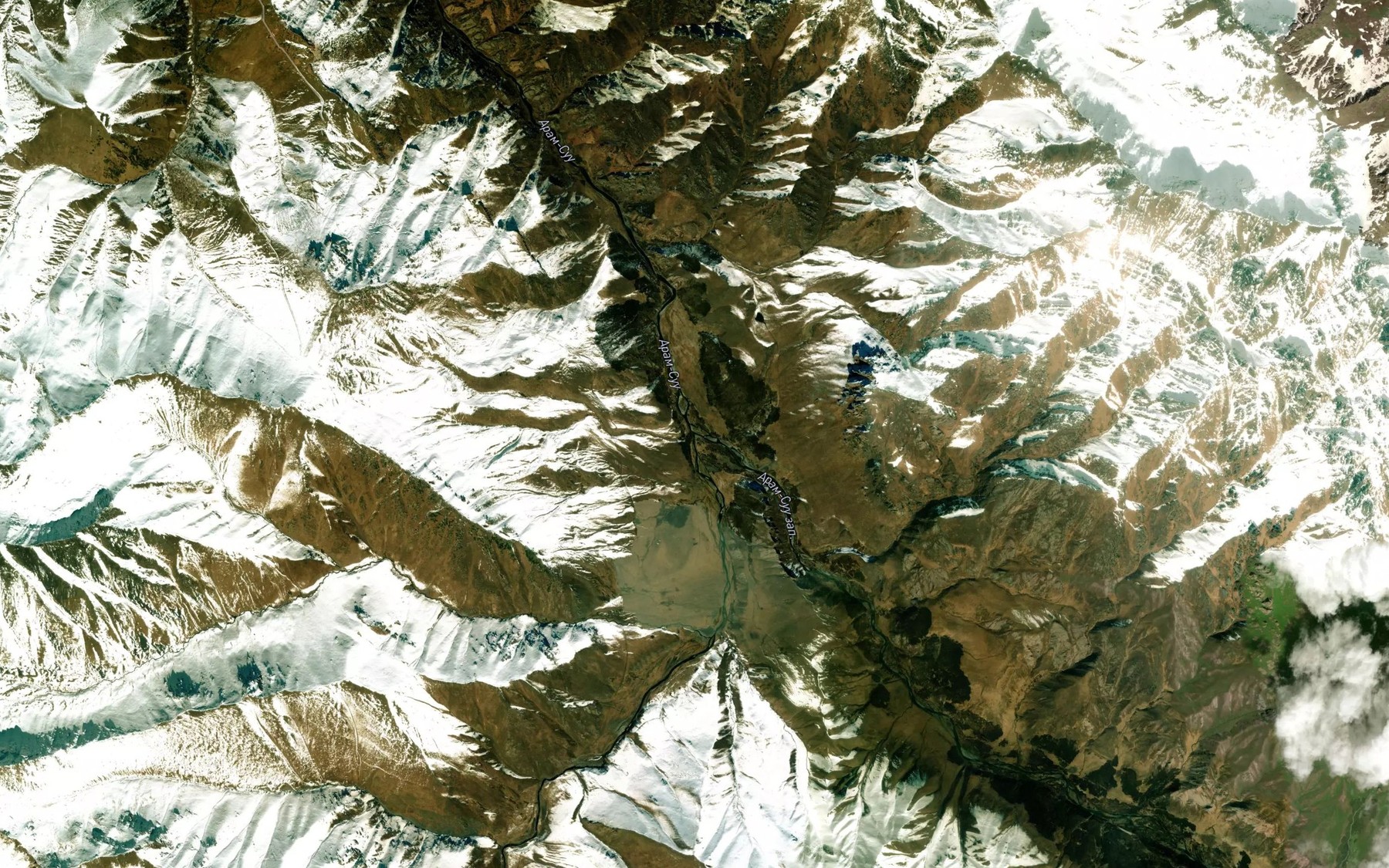 Satellite map of the Boor-Teke