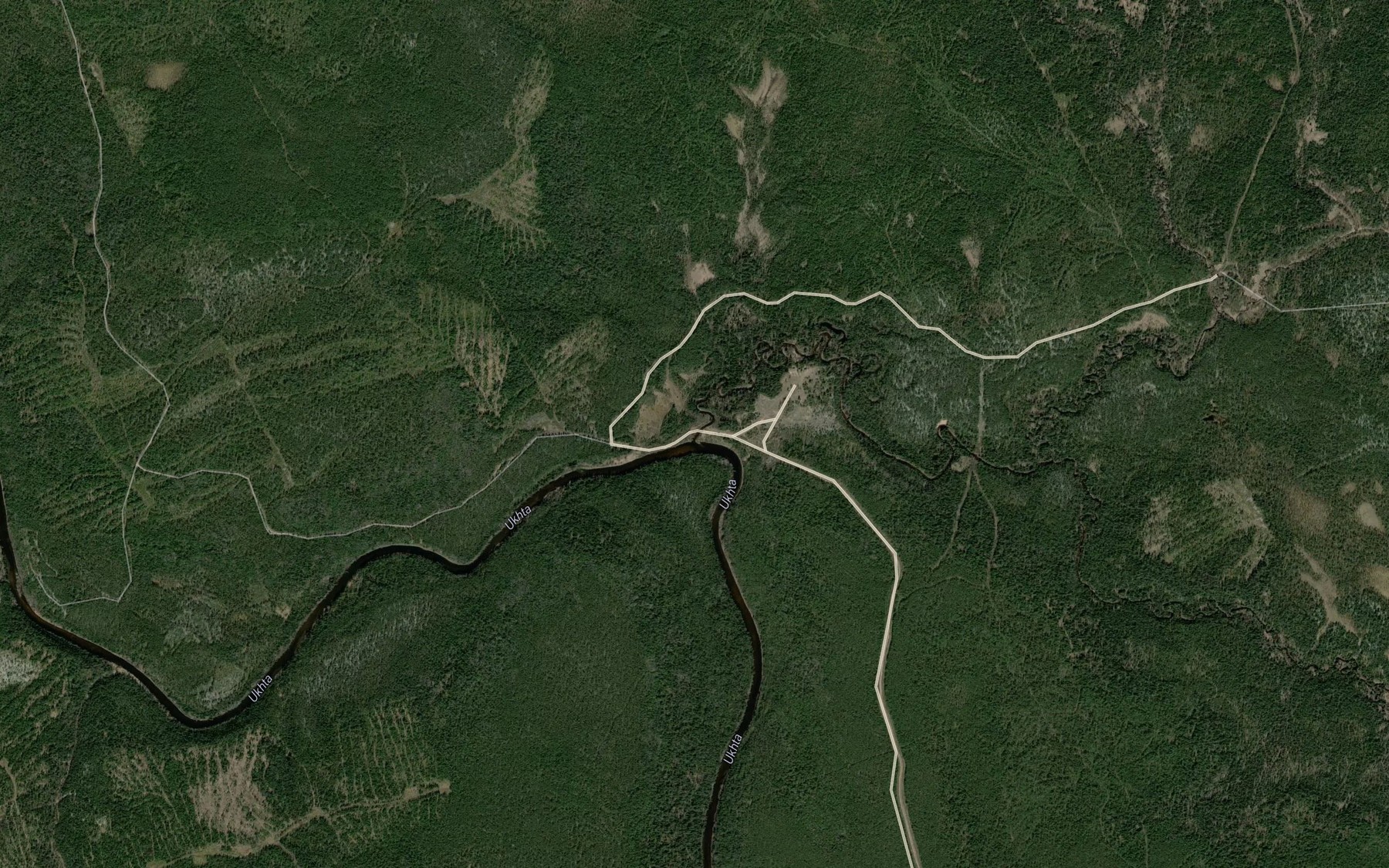 Satellite map of the Vapovka
