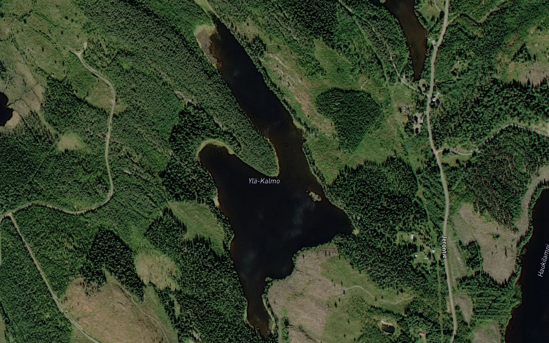 Satellite map of the Yla-Kalmo
