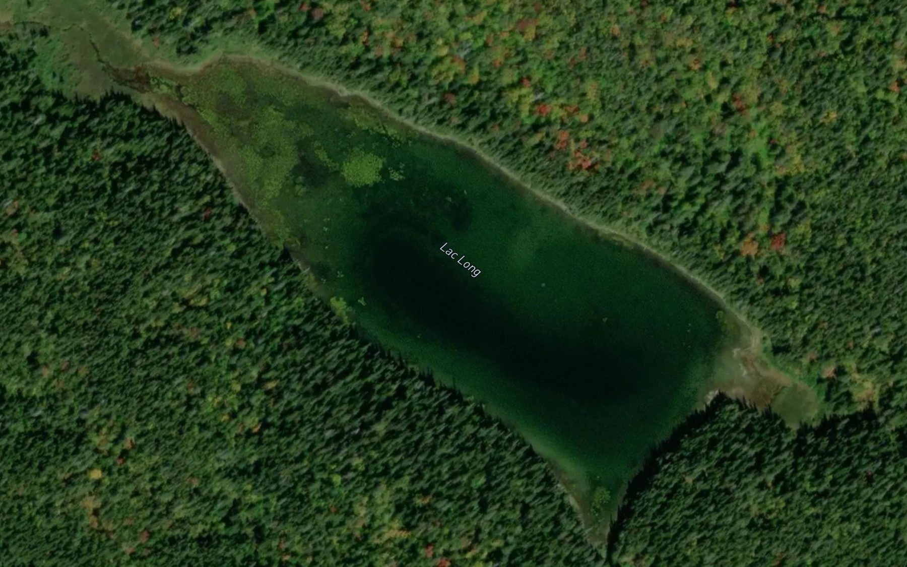 Satellite map of the Lac Long