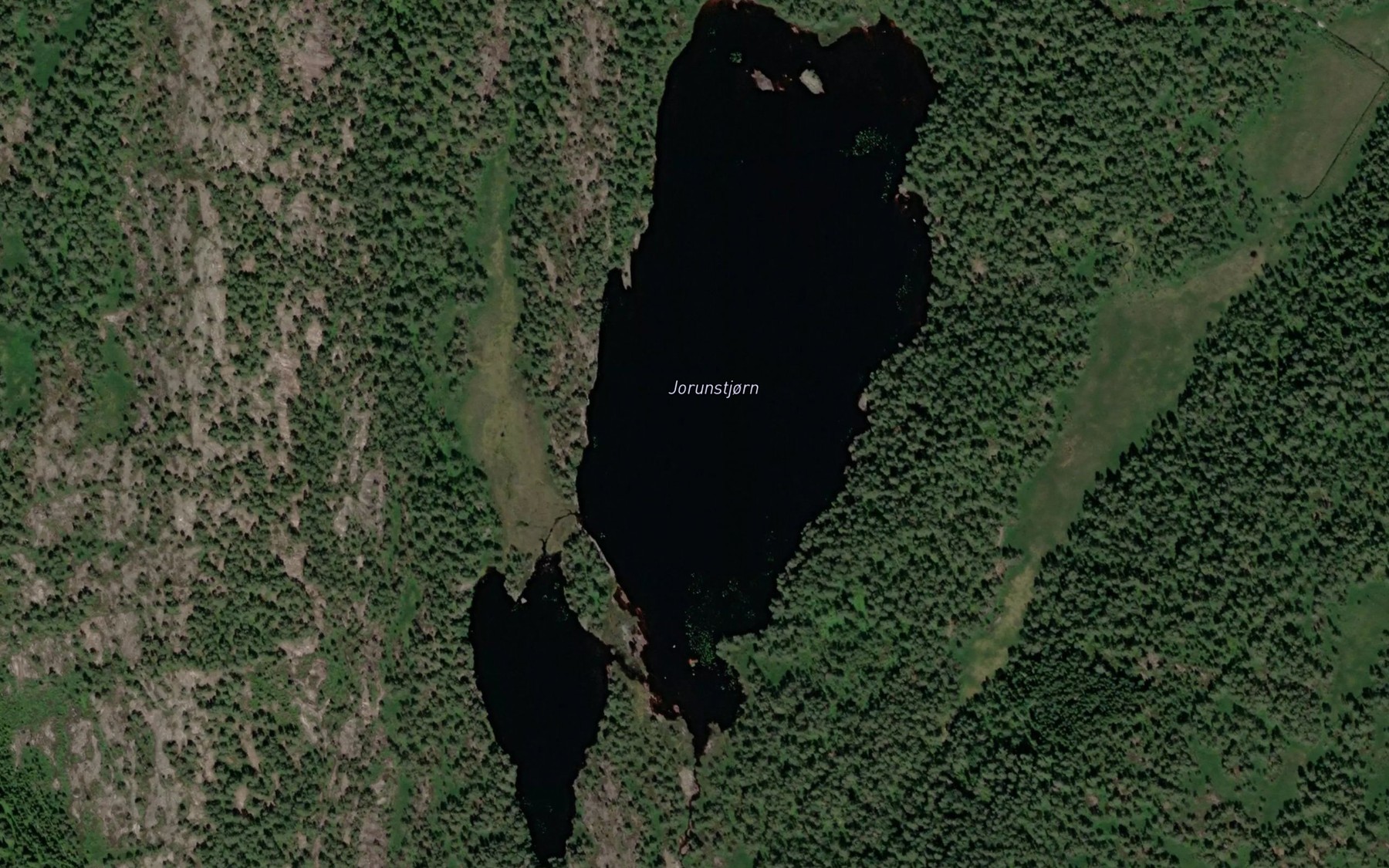 Satellite map of the Jorunstjorn