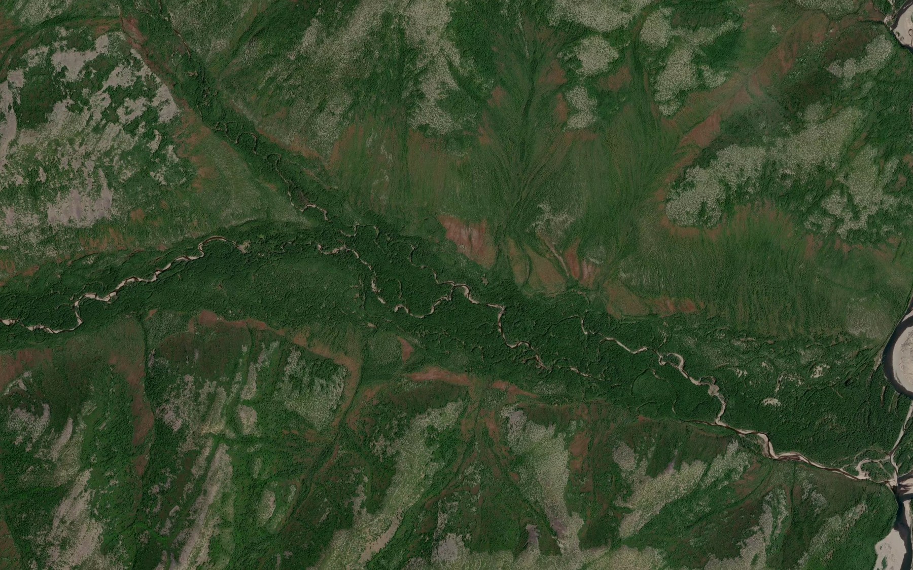 Satellite map of the Syrnyk-Ulakh