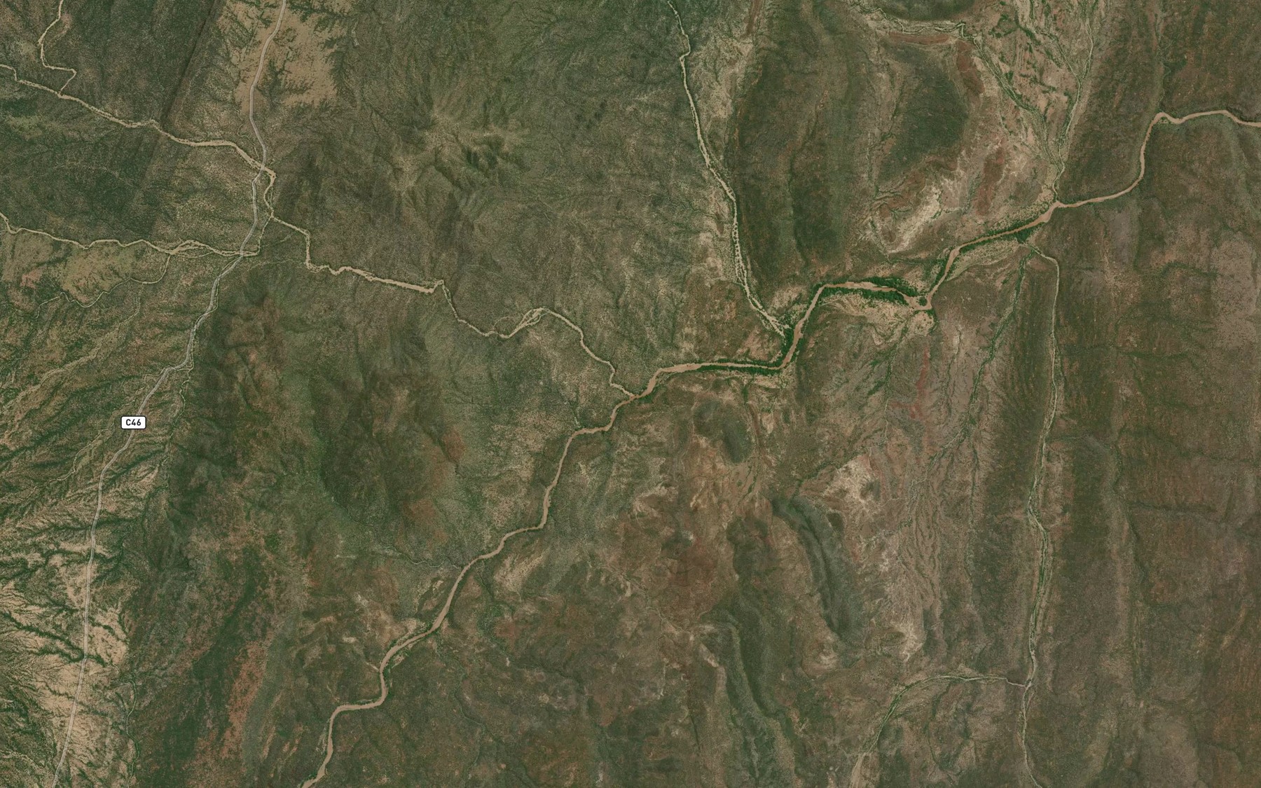 Satellite map of the Kabanyet