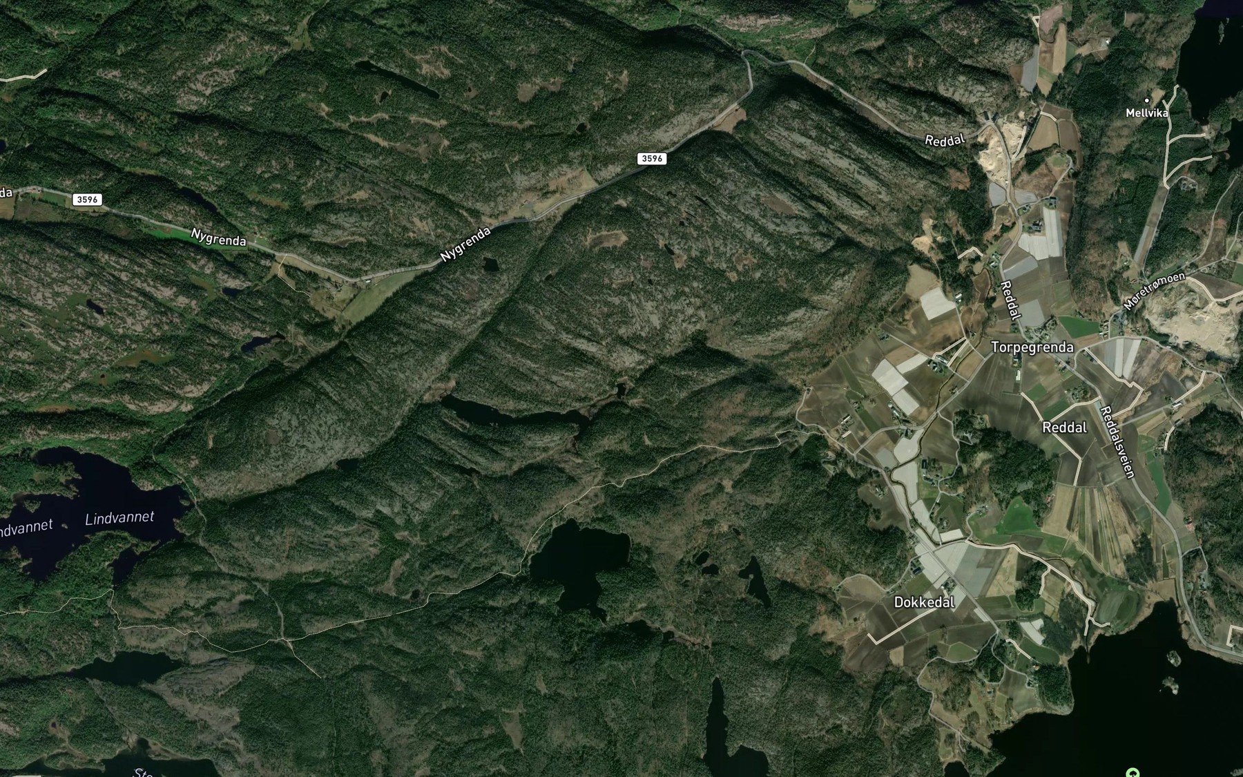 Satellite map of the Lauvstadtjenn