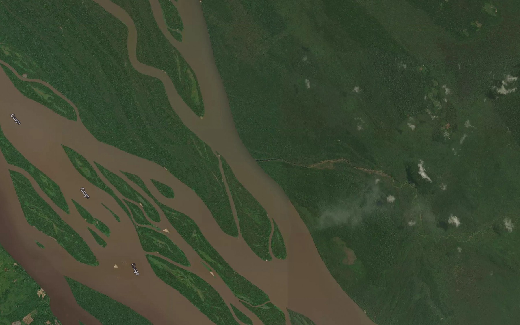 Satellite map of the Moliba