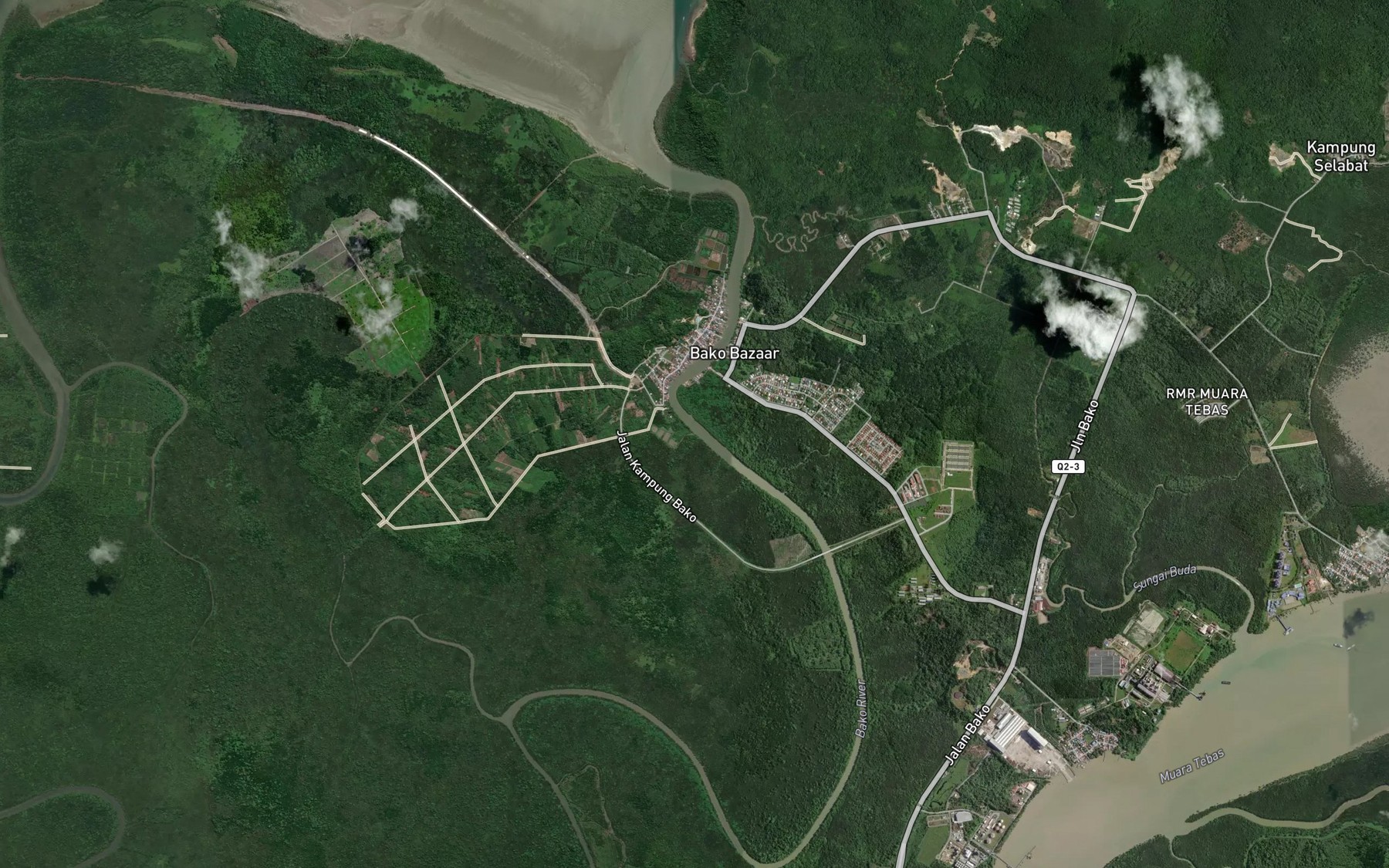 Satellite map of the Sungai Pa Kamis