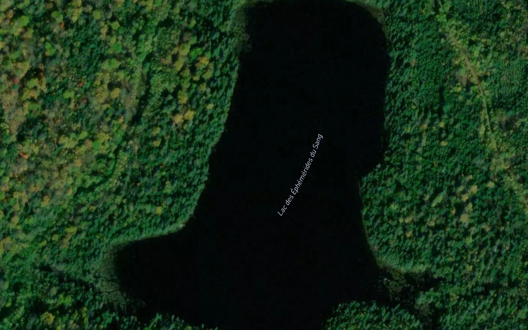Satellite map of the Lac des Ephemerides du Sang