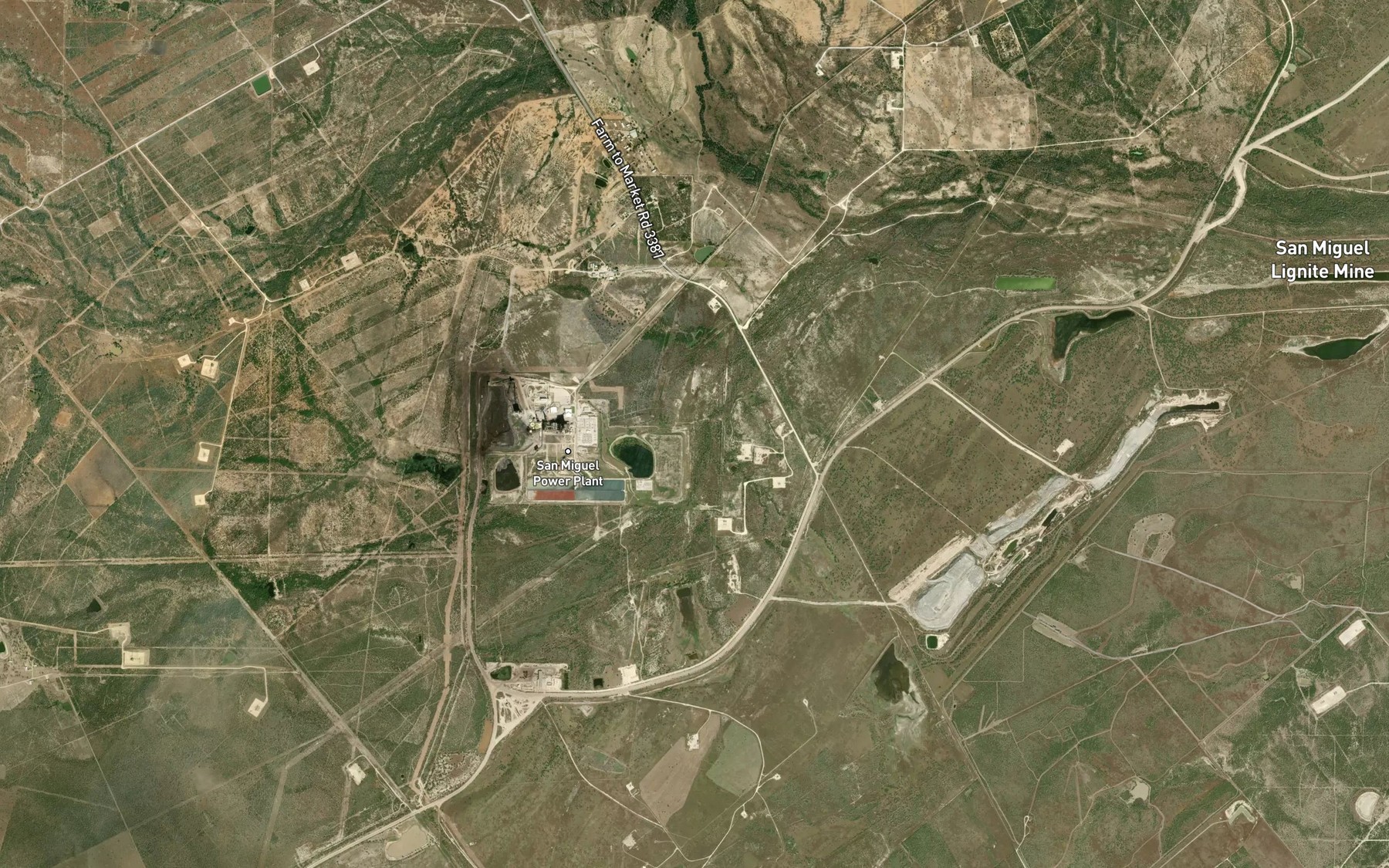 Satellite map of the Souse Creek