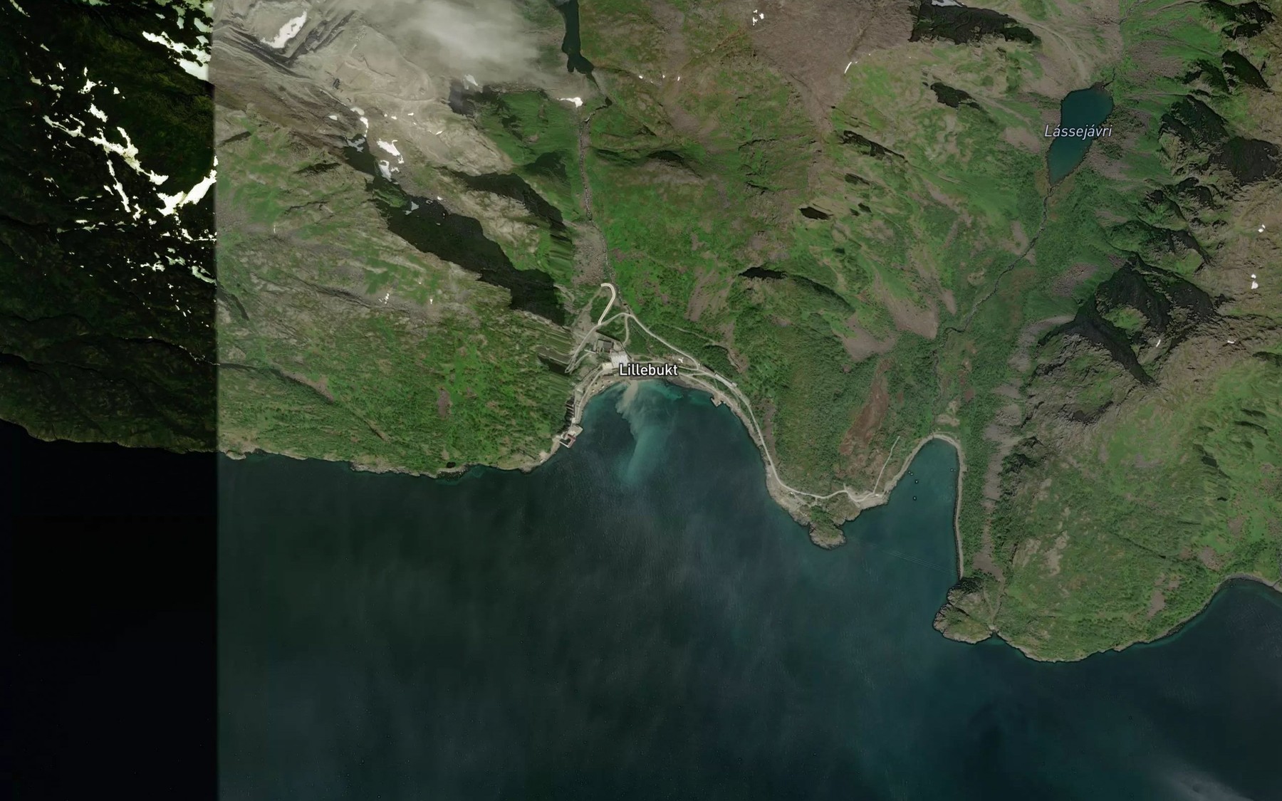 Satellite map of the Litlebukta