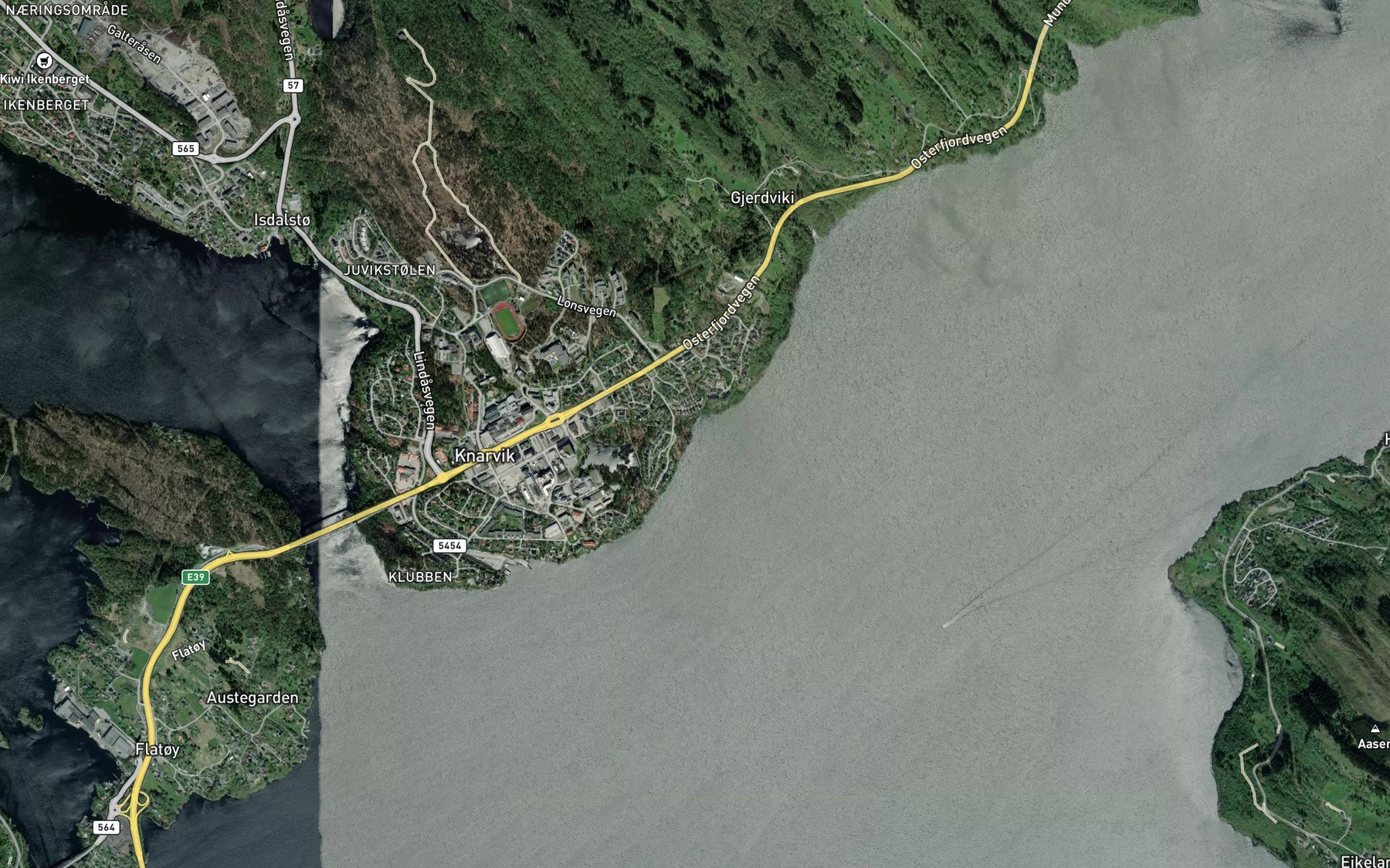 Satellite map of the Rossviki