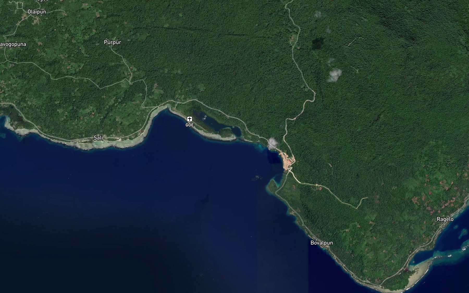 Satellite map of the Kamalgaman Anchorage