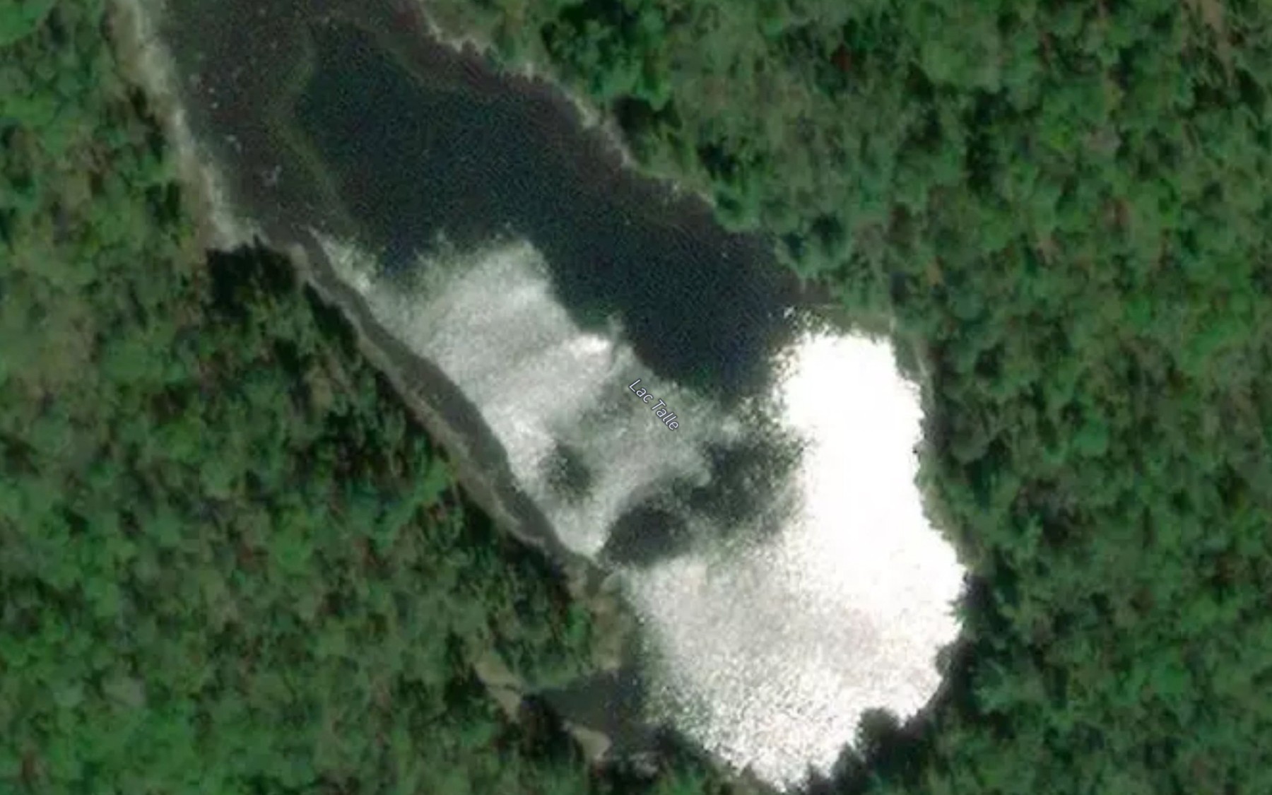 Satellite map of the Lac Talle