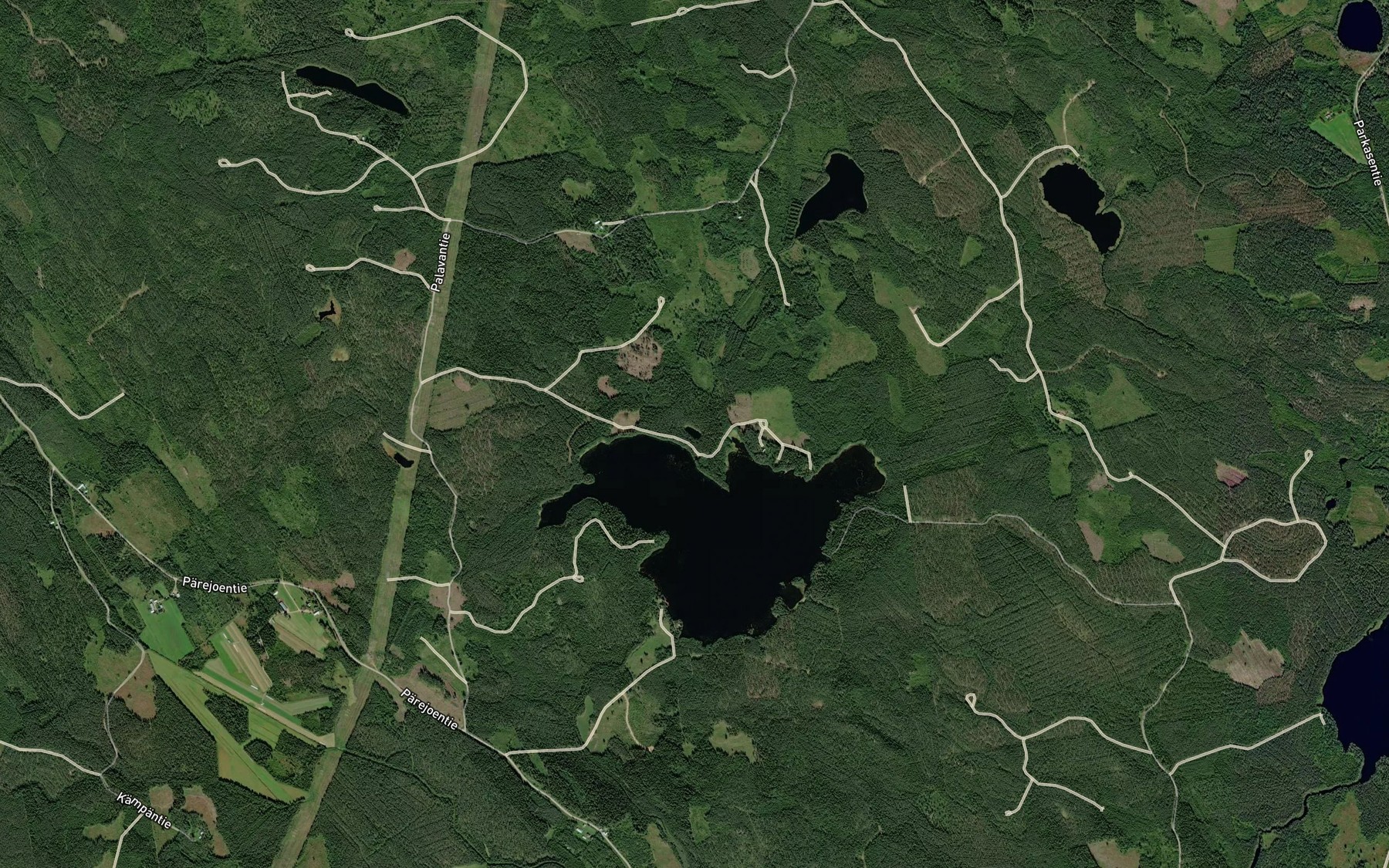 Satellite map of the Kylkeisenlampi