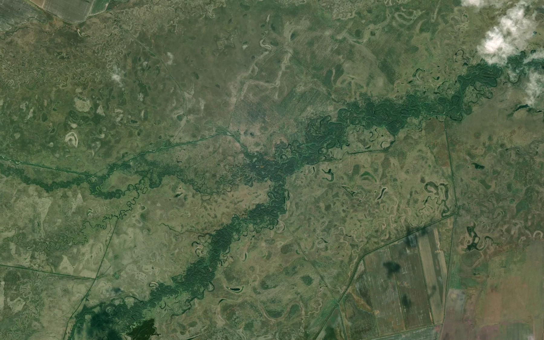 Satellite map of the Studenaya