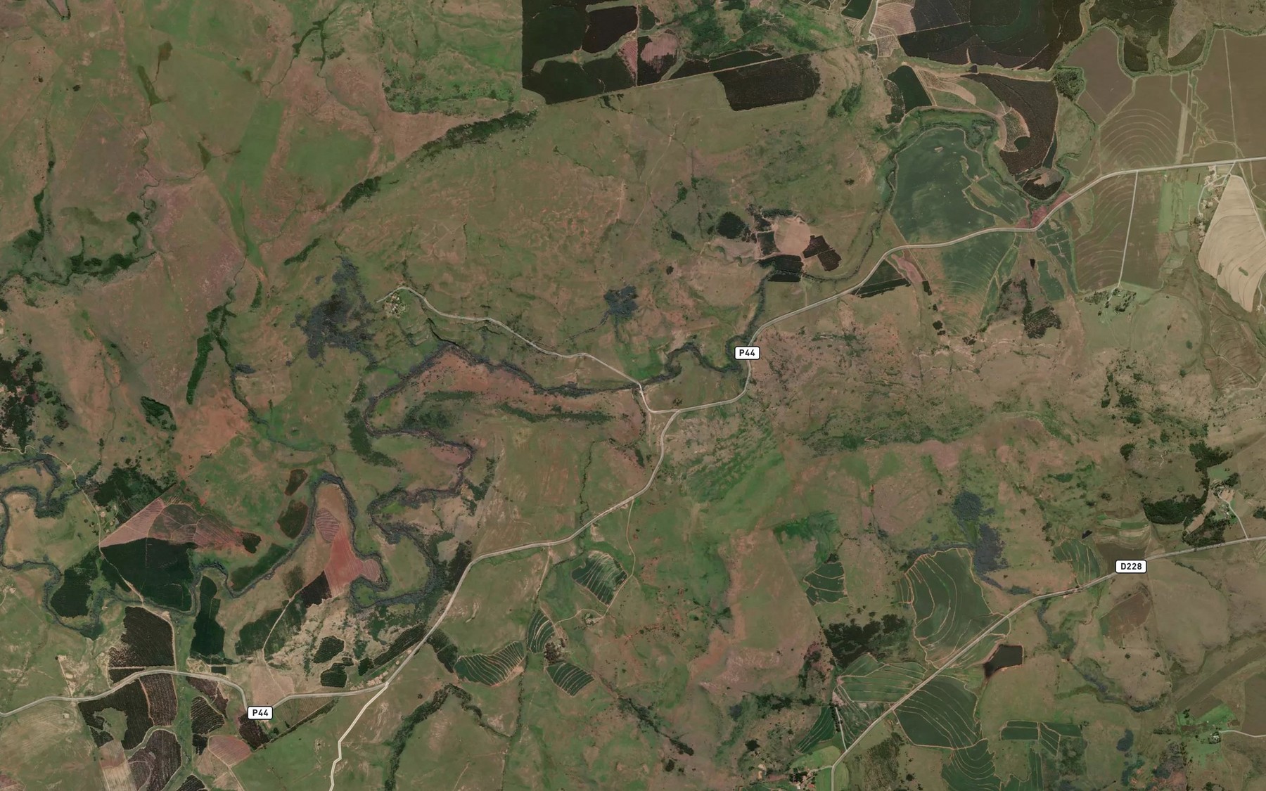 Satellite map of the Mbilane