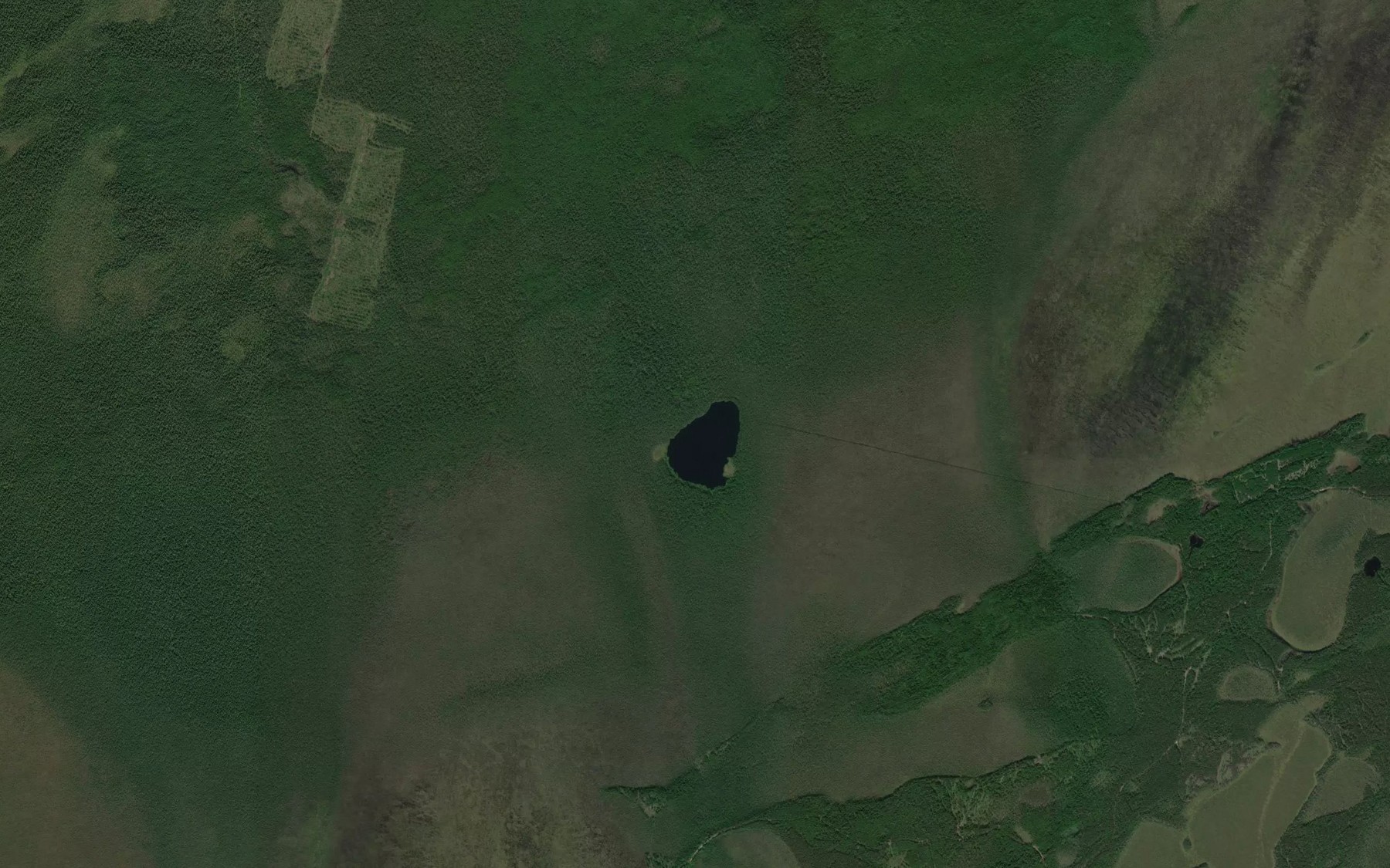 Satellite map of the Ozero Chernoye