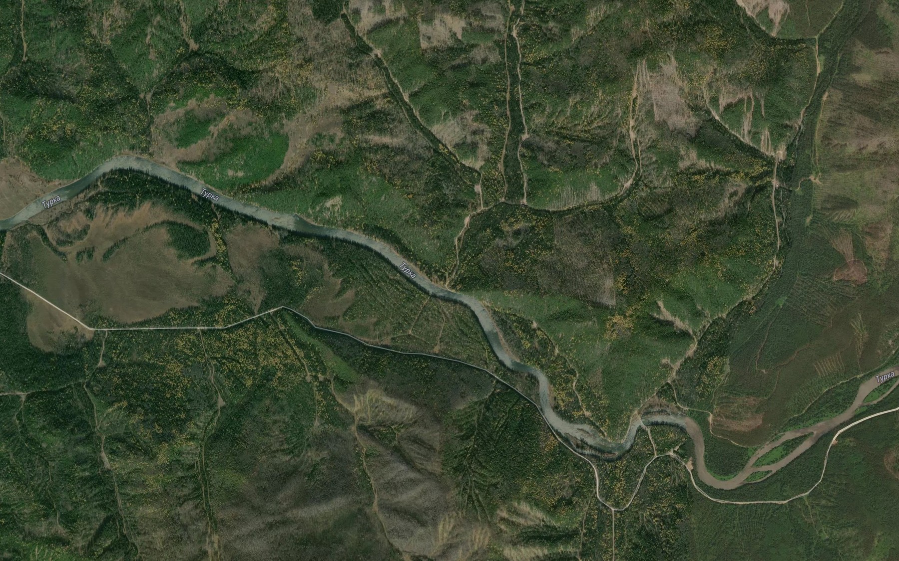 Satellite map of the Shilkinskiy