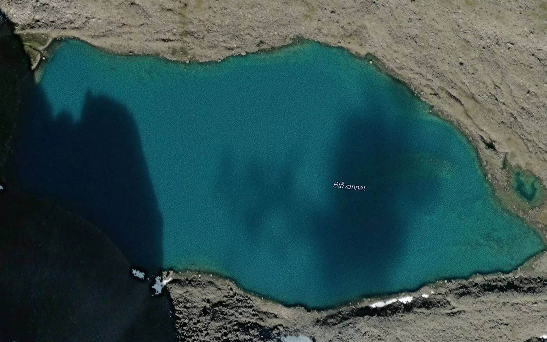 Satellite map of the Blavatnet