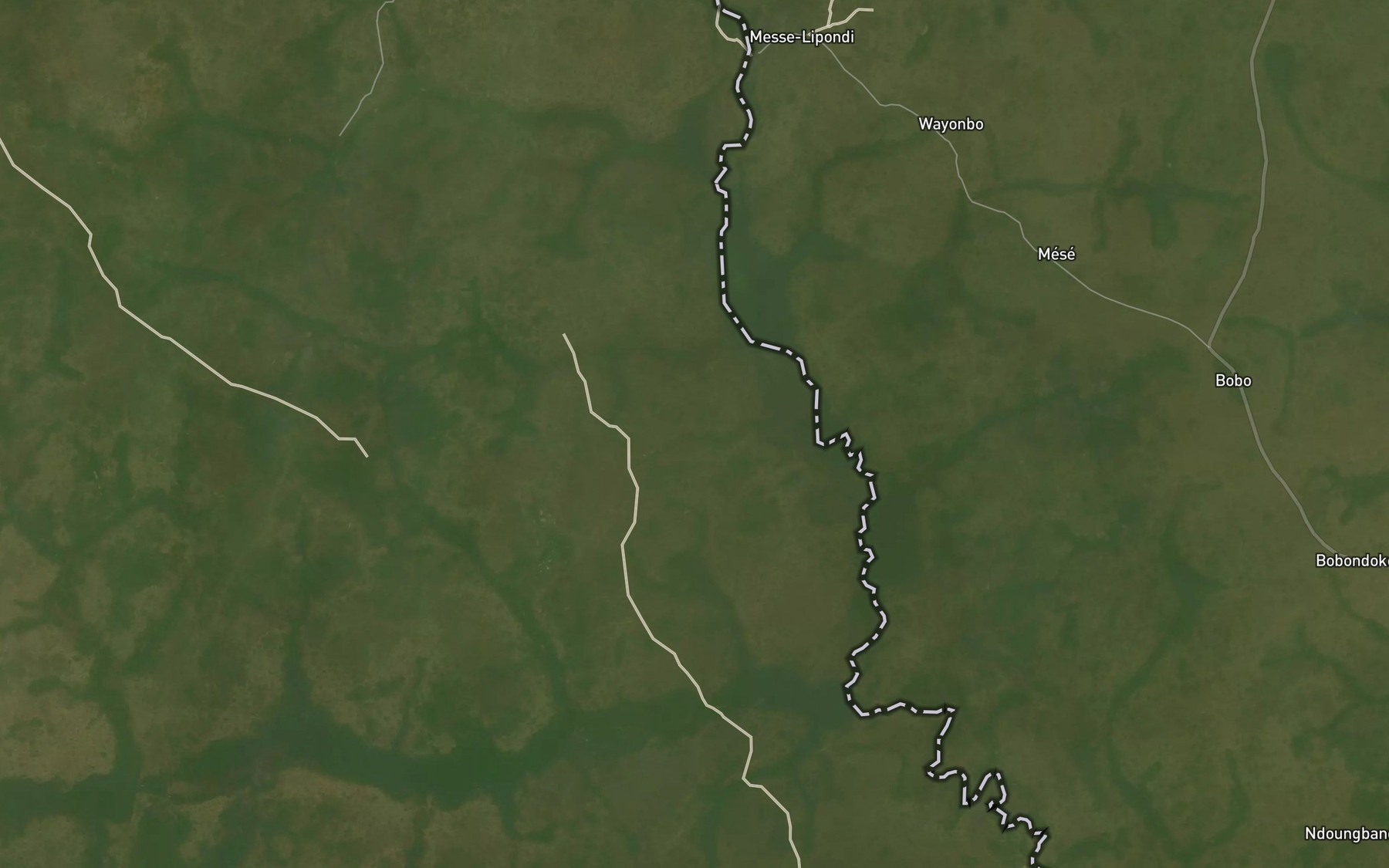 Satellite map of the Lidere