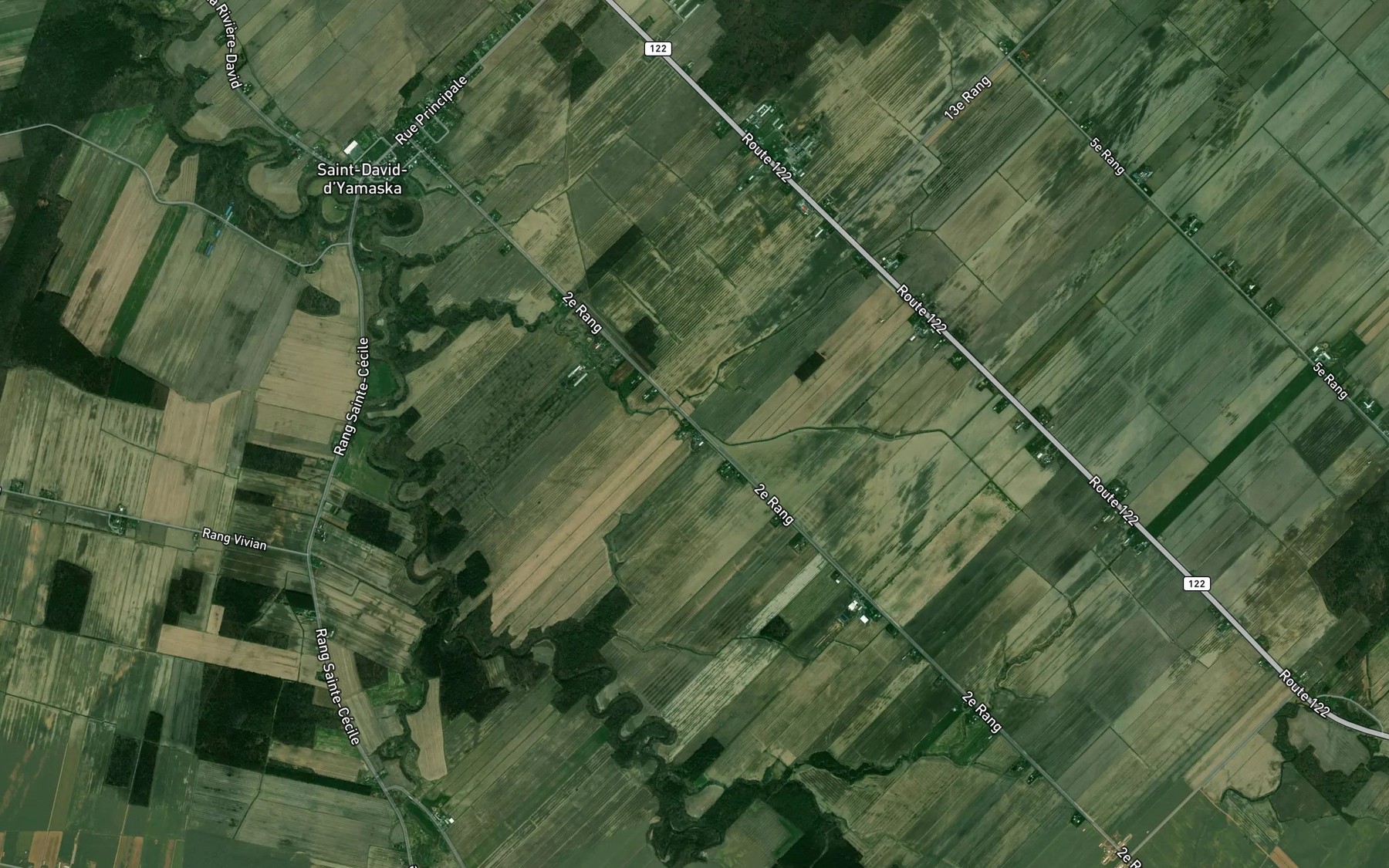 Satellite map of the Ruisseau Josias