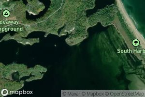 Satellite map of the Burtons Pond