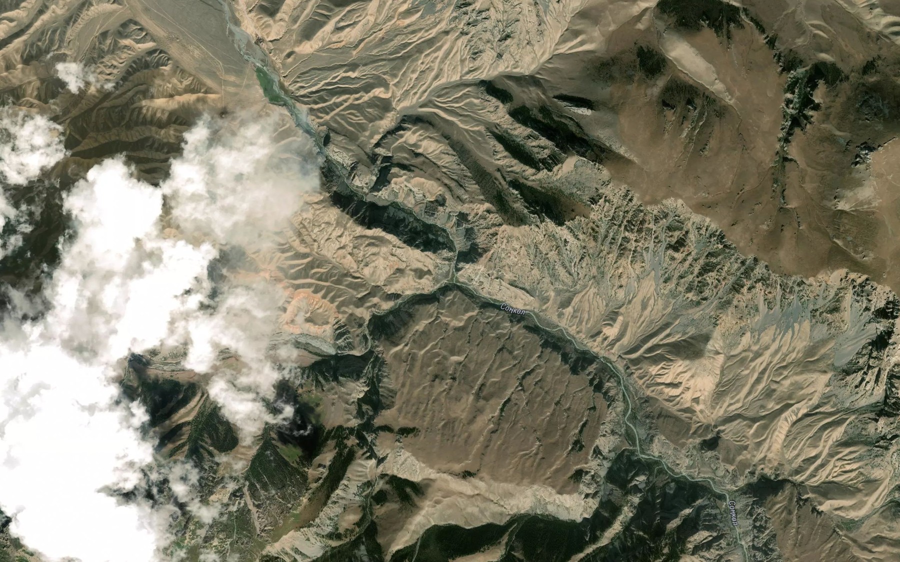 Satellite map of the Karatal