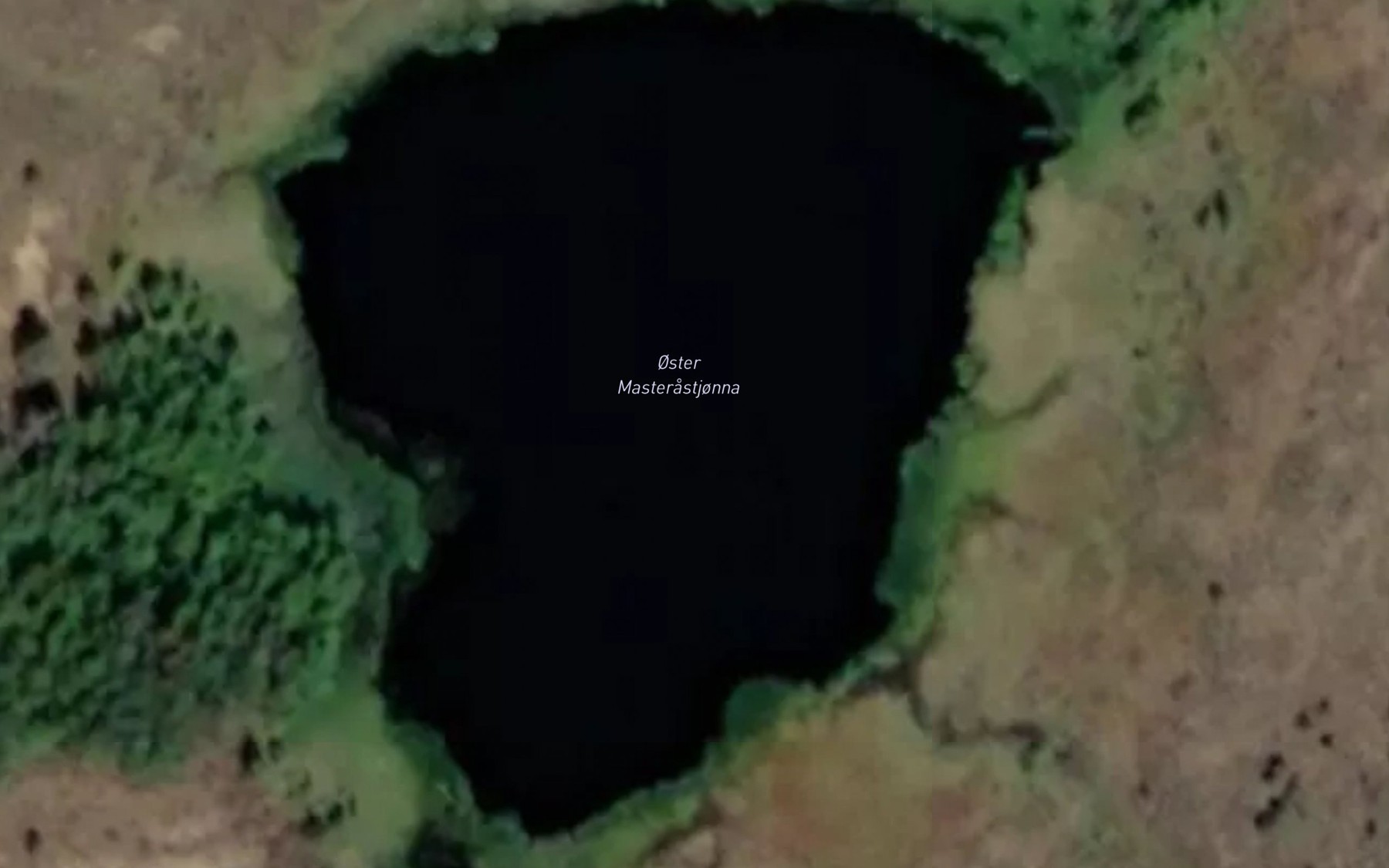 Satellite map of the Matbergtjorna