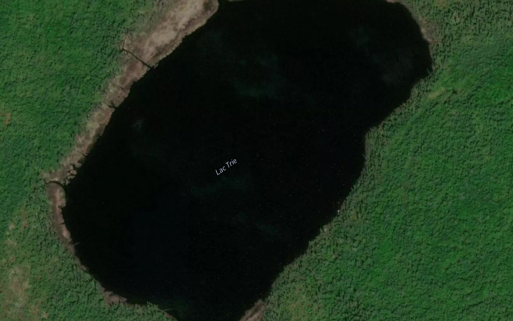 Satellite map of the Lac Trie