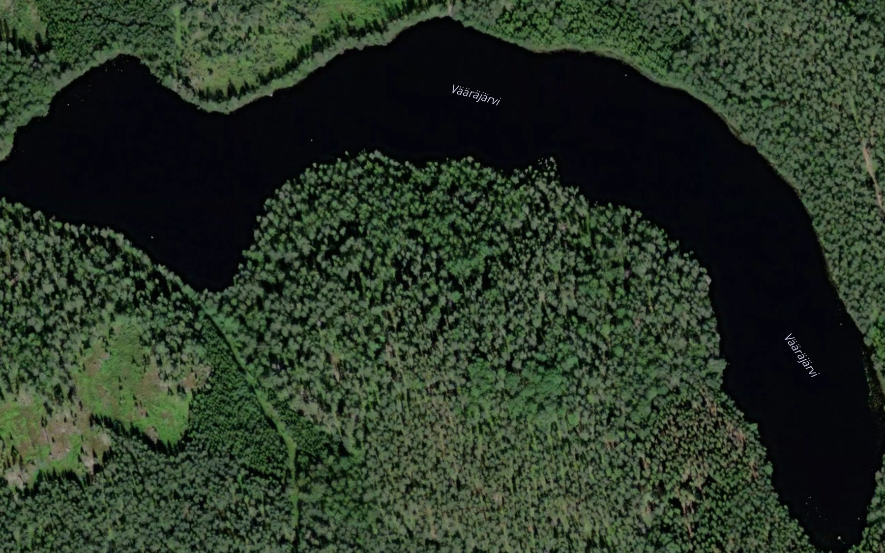 Satellite map of the Vaarajarvi