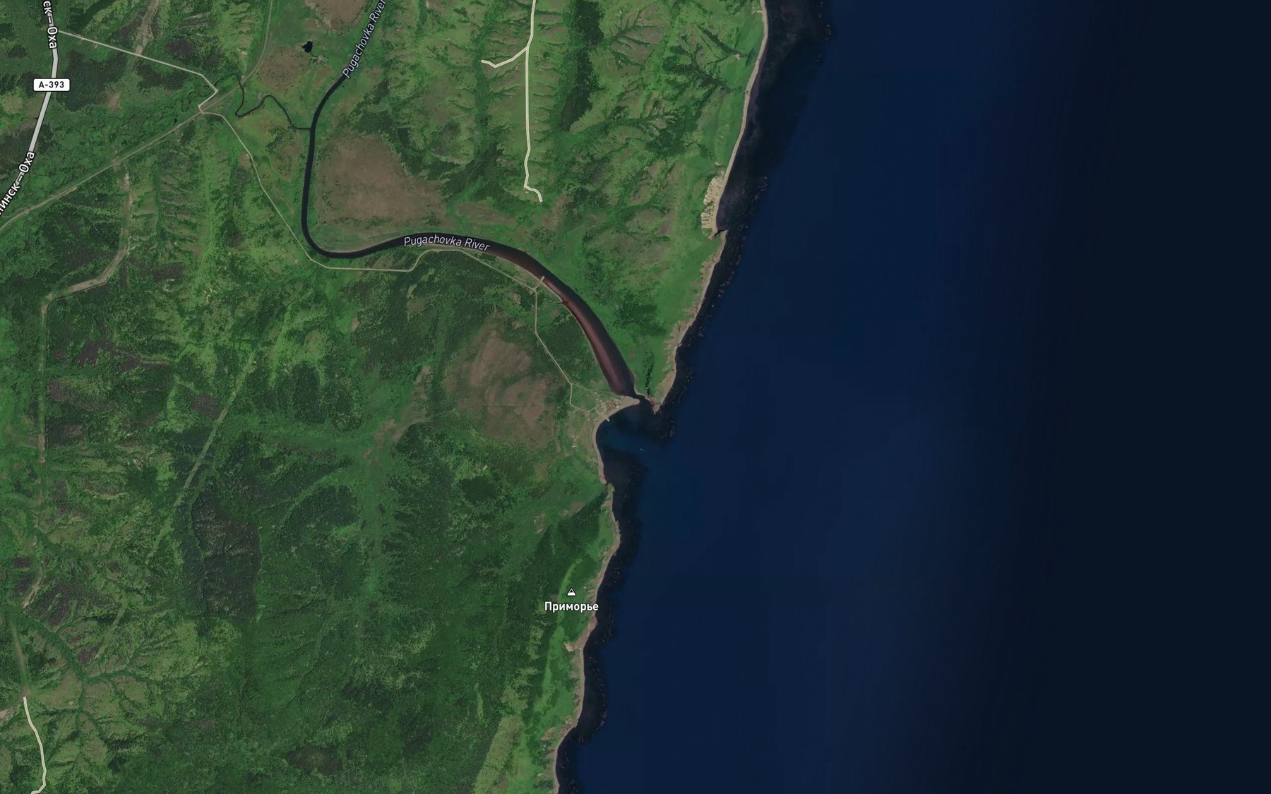 Satellite map of the Pugachevka