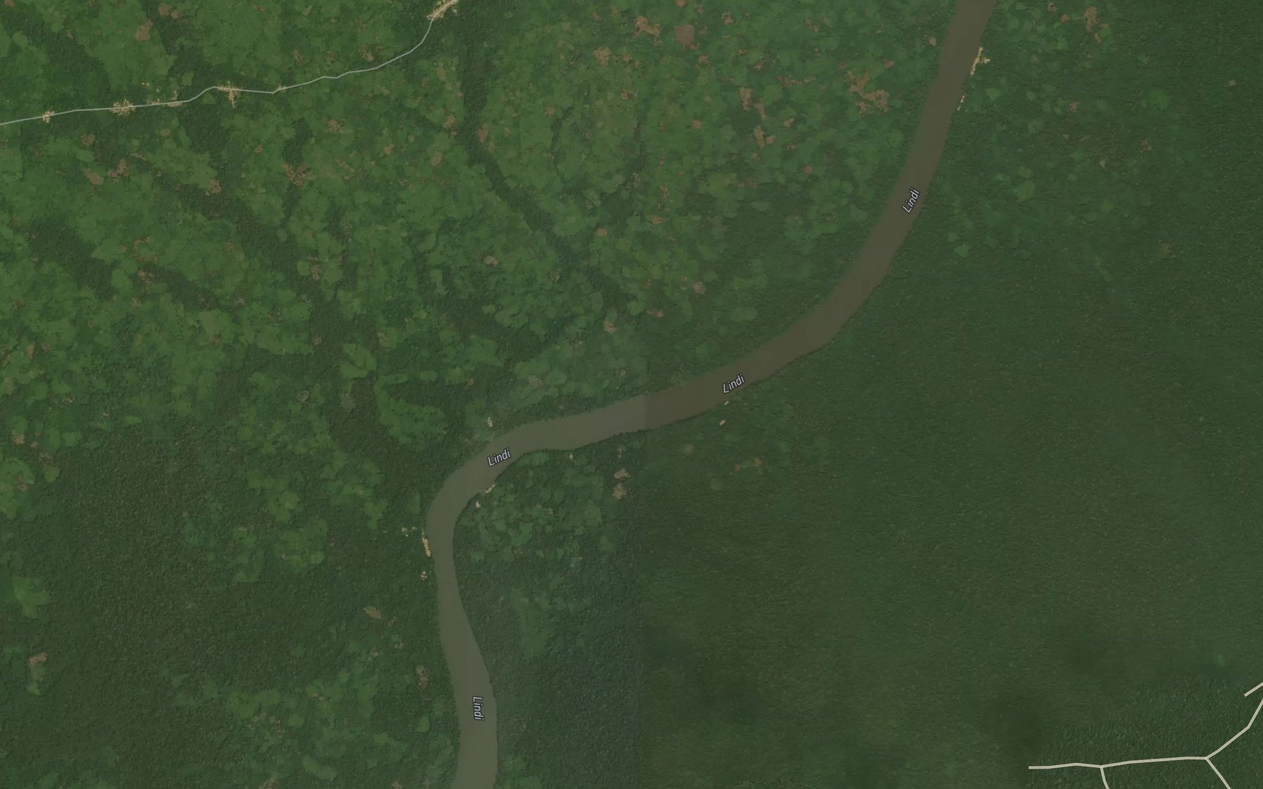 Satellite map of the Ambola