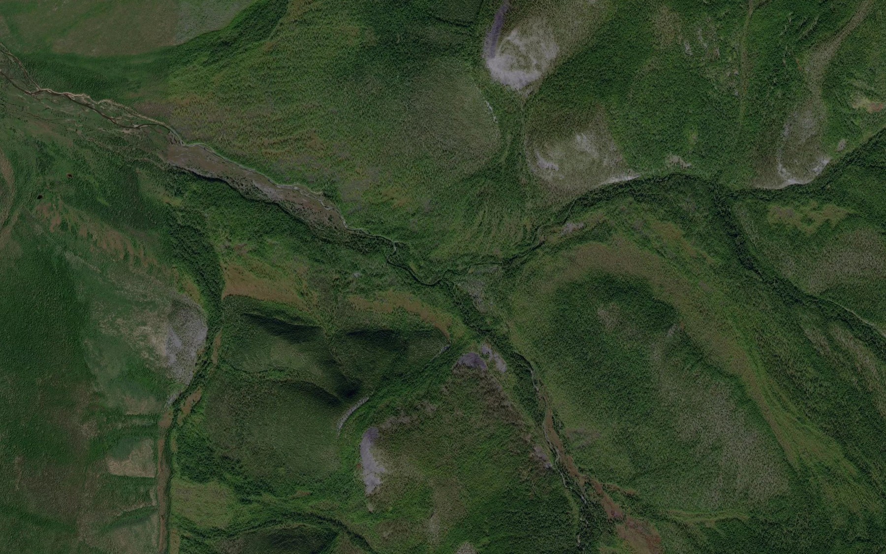 Satellite map of the Pravyy Lugun