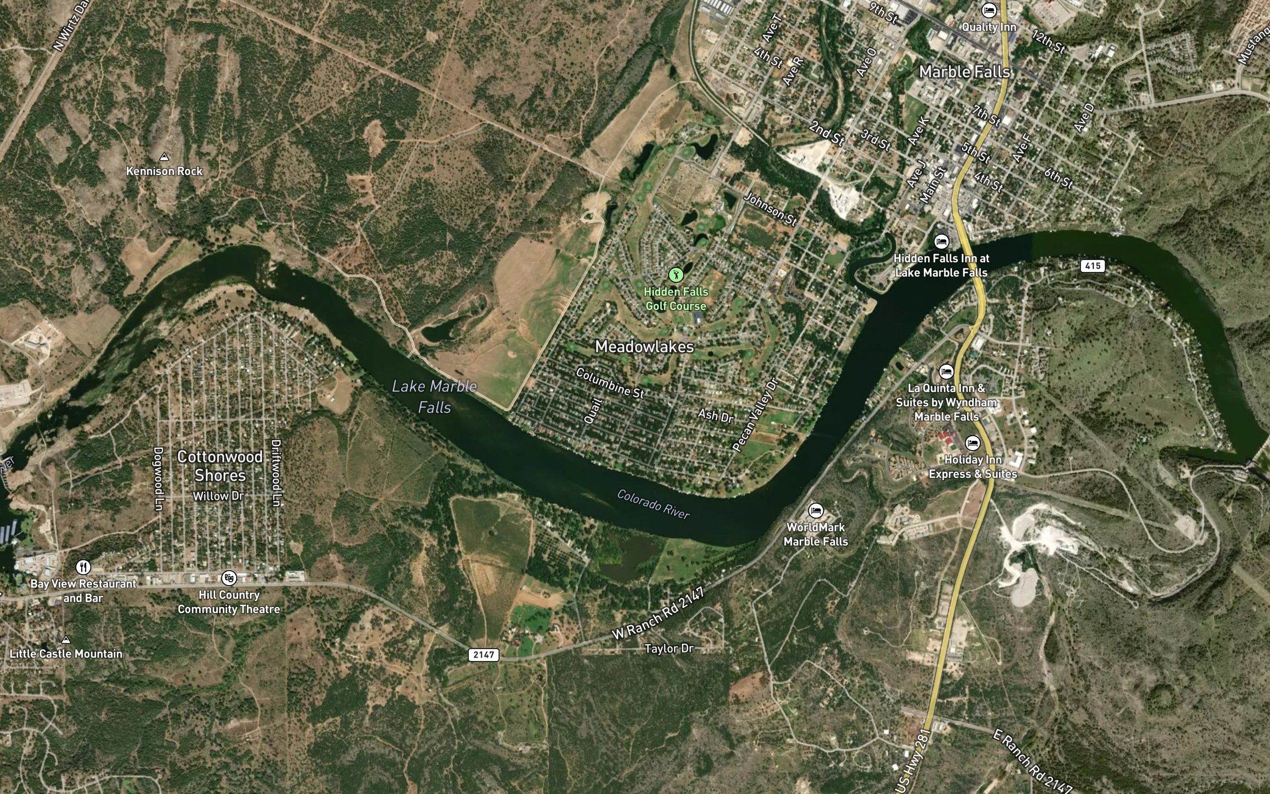 Lake Marble Falls