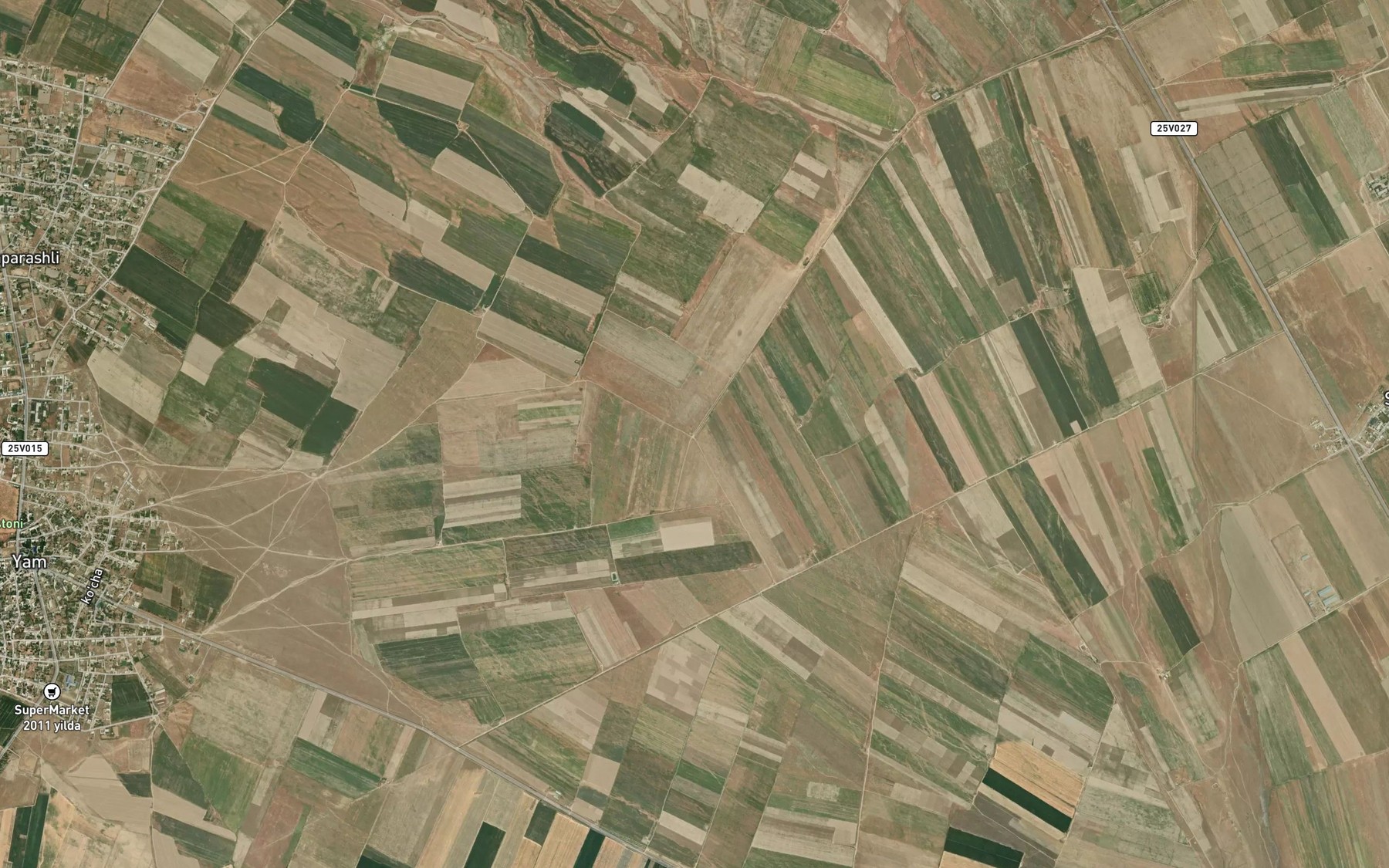 Satellite map of the Tojik Mashina Kanali