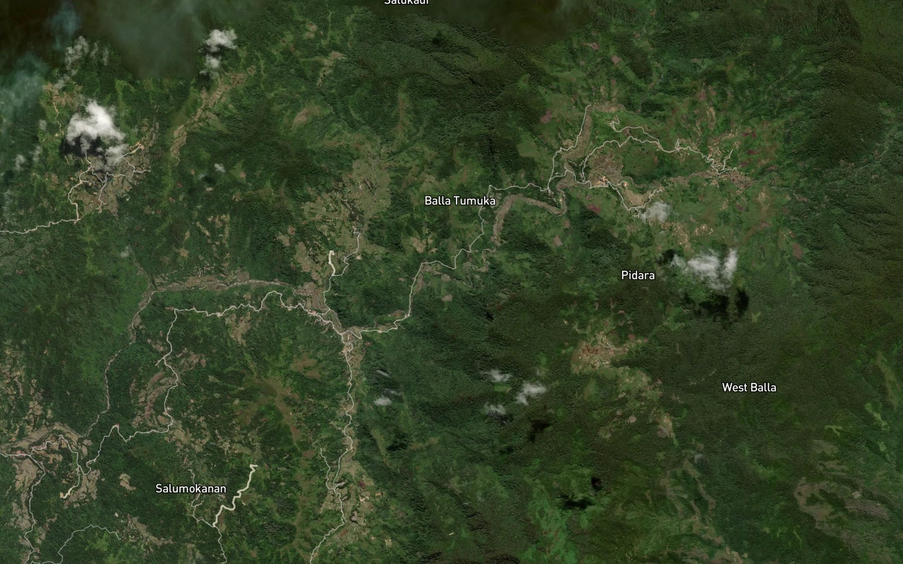 Satellite map of the Salu Sambabo