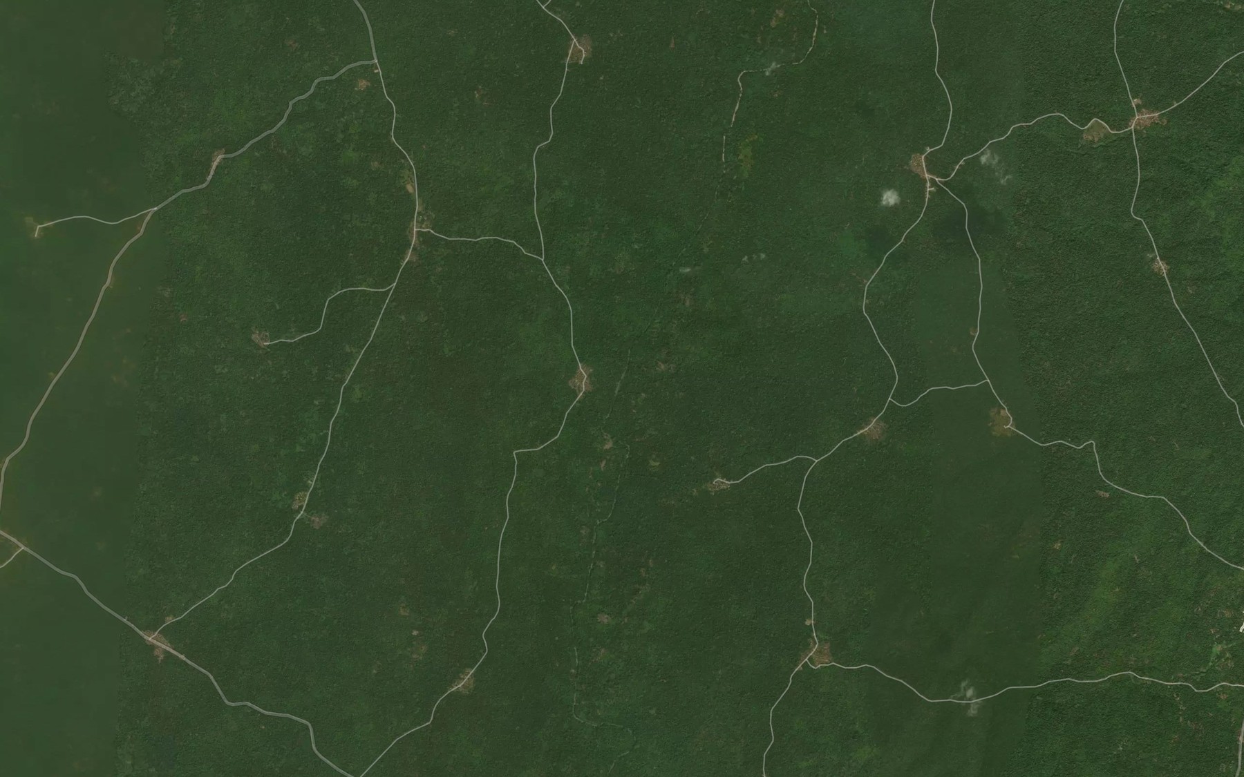 Satellite map of the River Ilaka
