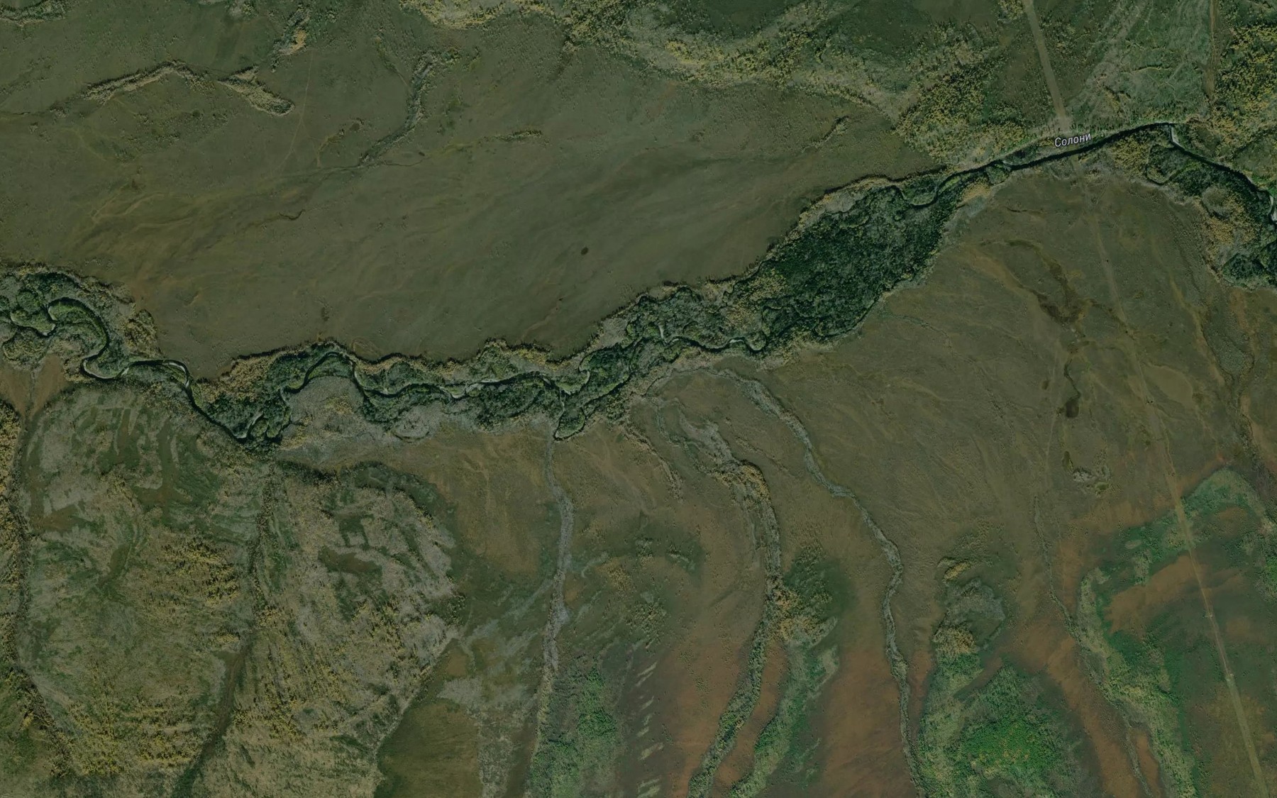 Satellite map of the Gipchan